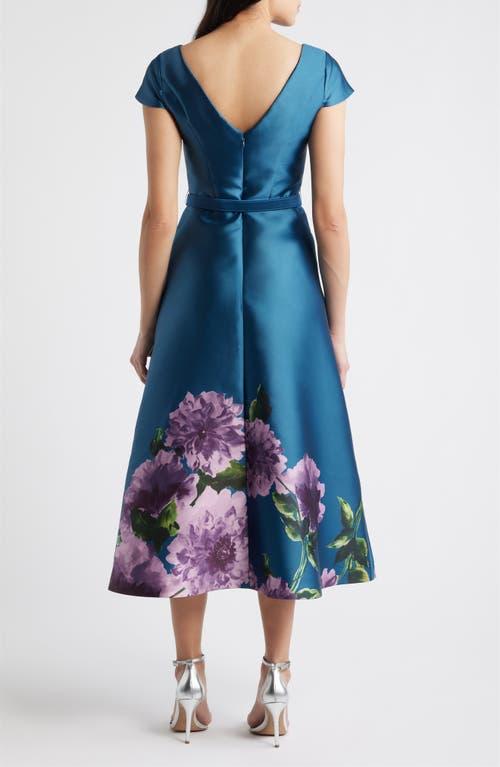 ina belted cocktail dress Ina Tea Length Dress  Kay Unger