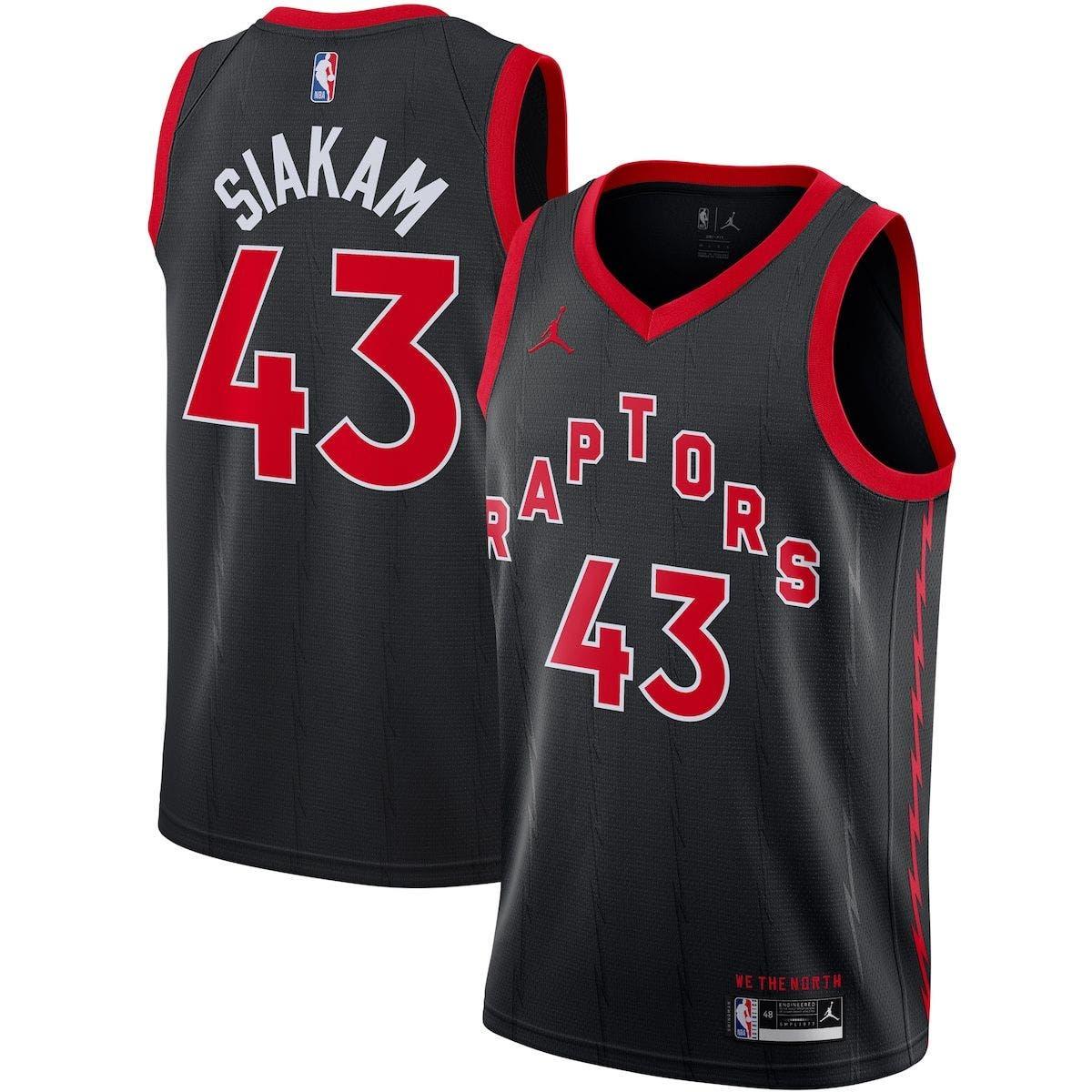 Nike Pascal Siakam Black Toronto Raptors 2020/21 Swingman Jersey