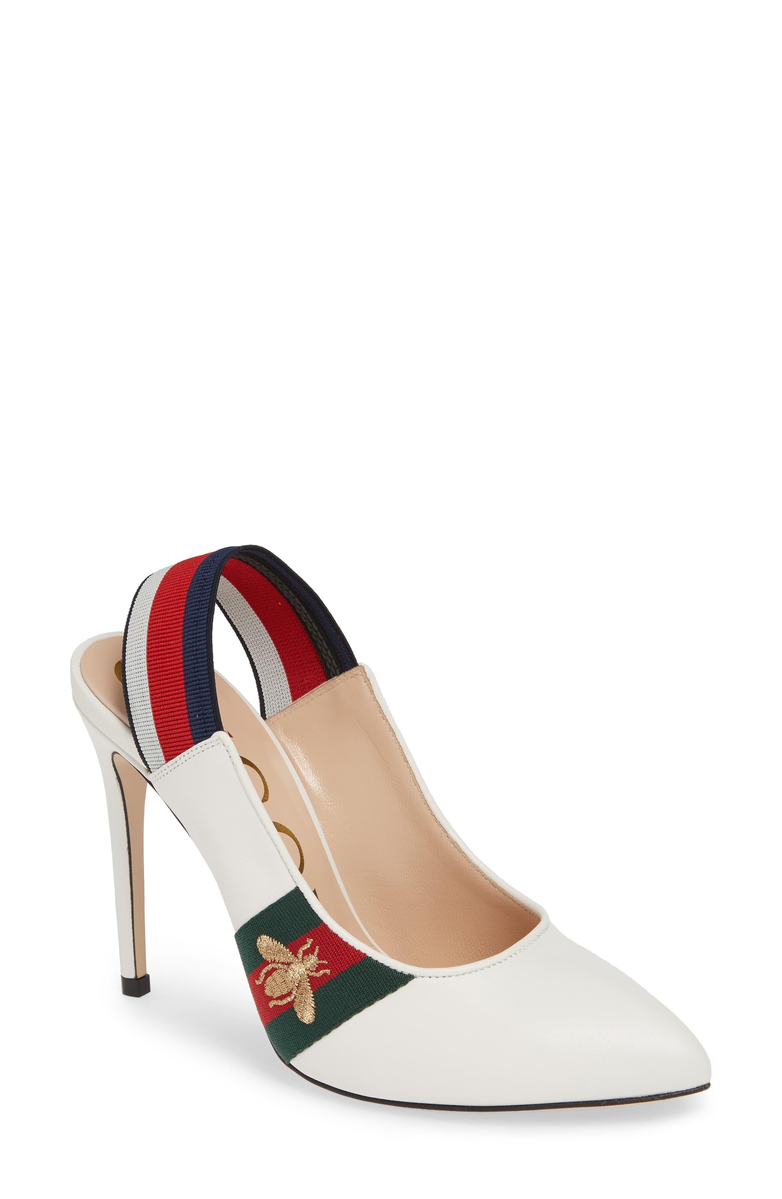 gucci bee high heels