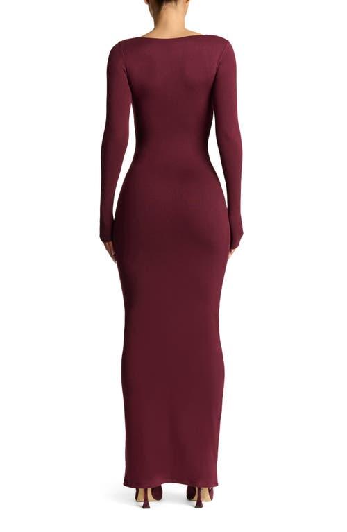 naked wardrobe burgundy dress Women's Naked Sleeveless Midi Dress by Naked Wardrobe, Sangria / S