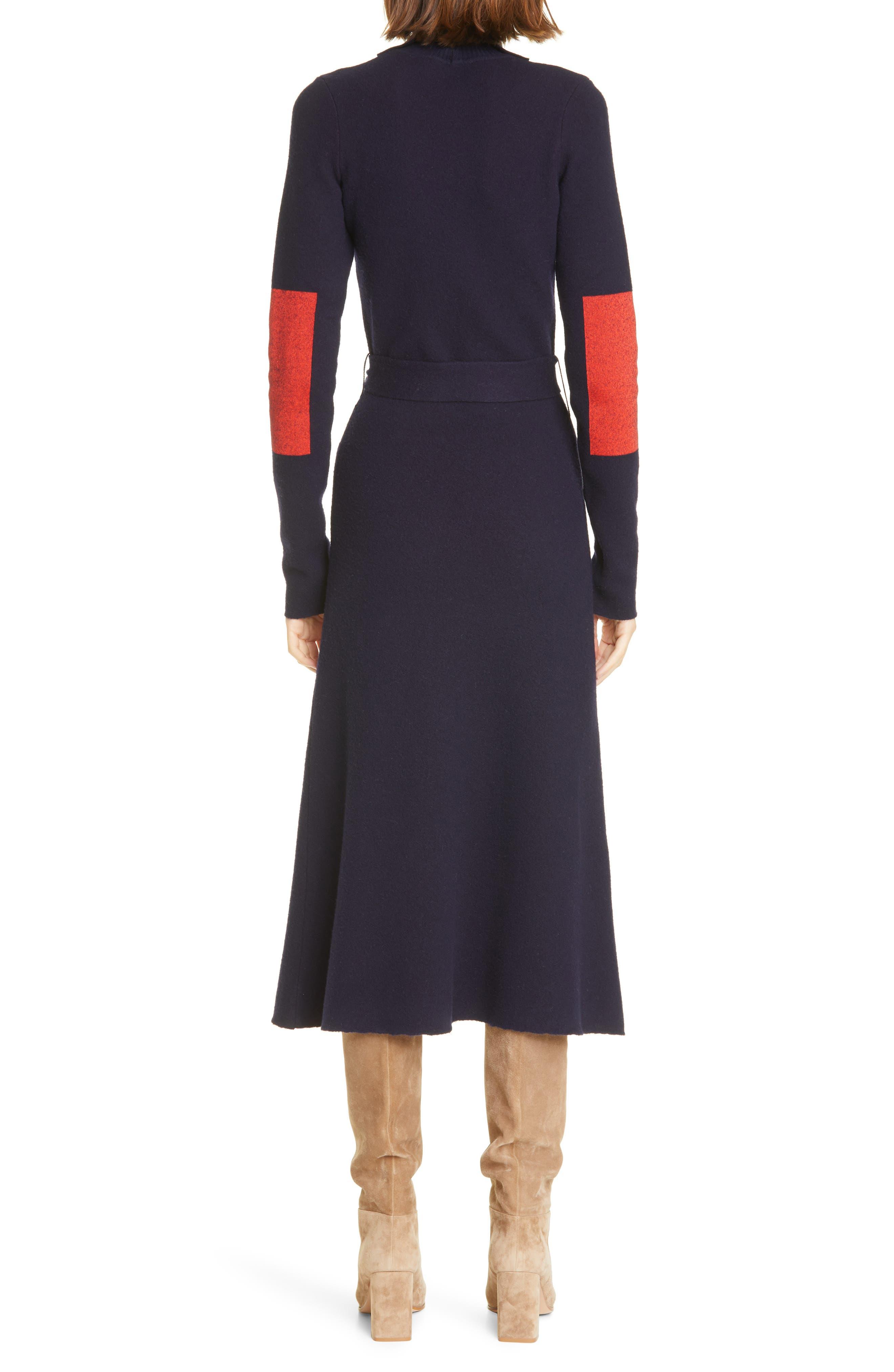 Victoria beckham color top block dress