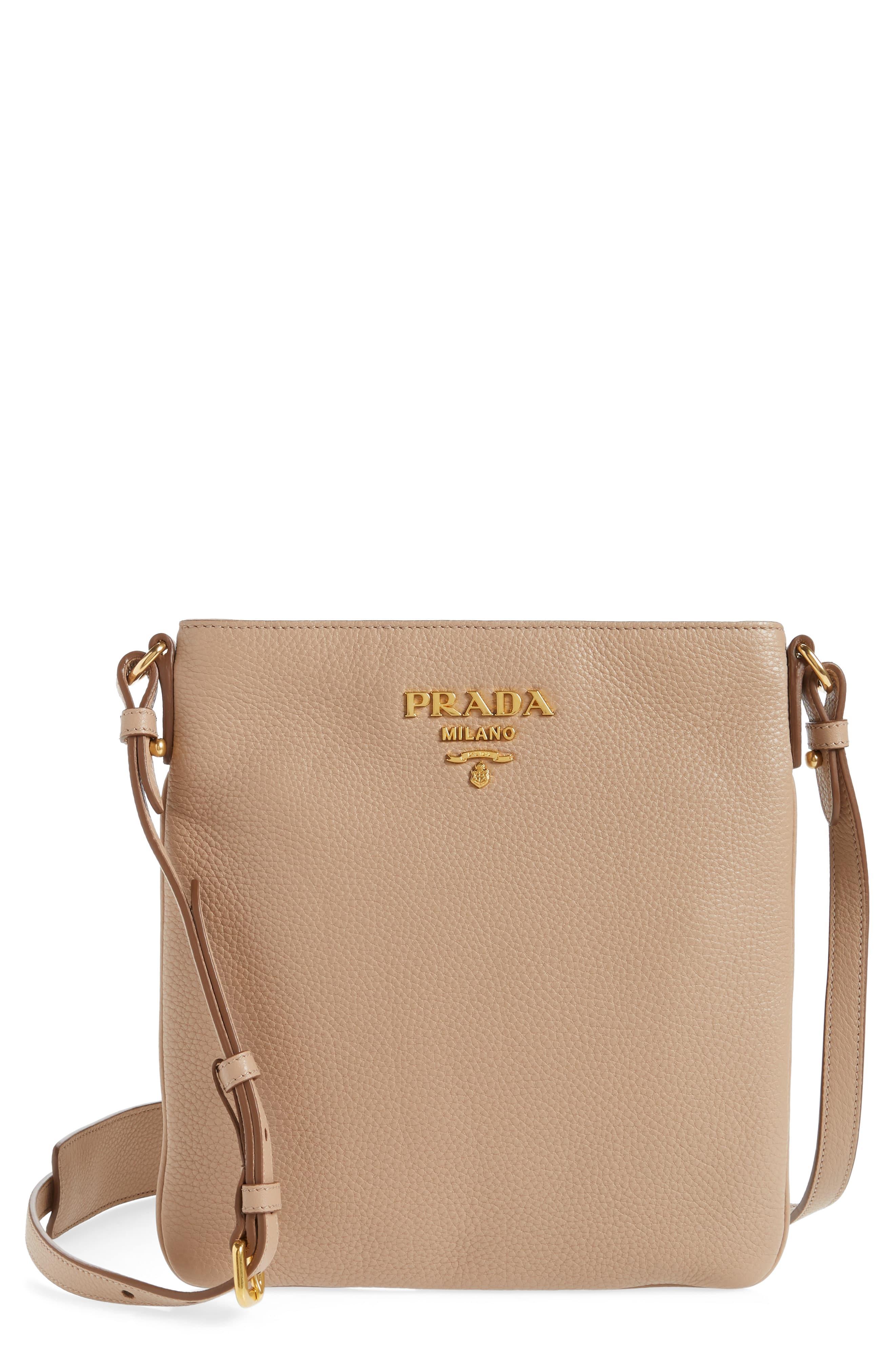 prada daino leather crossbody bag