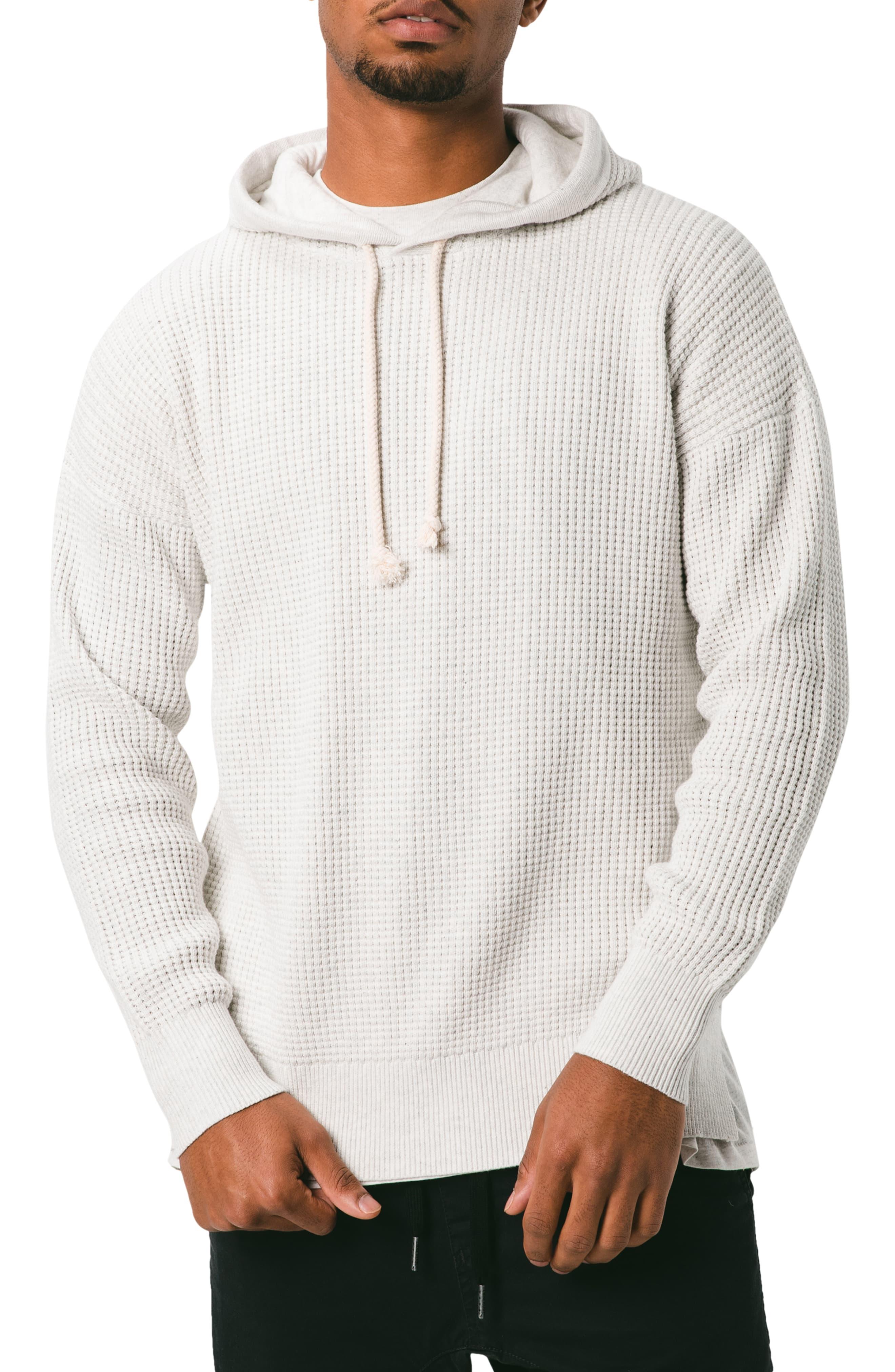 Zanerobe Mens Cotton Waffle Pullover Hood Sweat