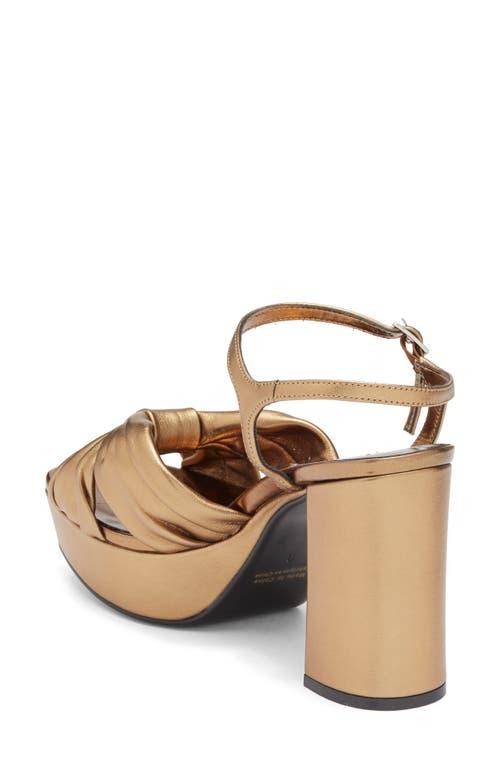 Jeffrey Campbell Dalida Platform Sandal in Metallic | Lyst