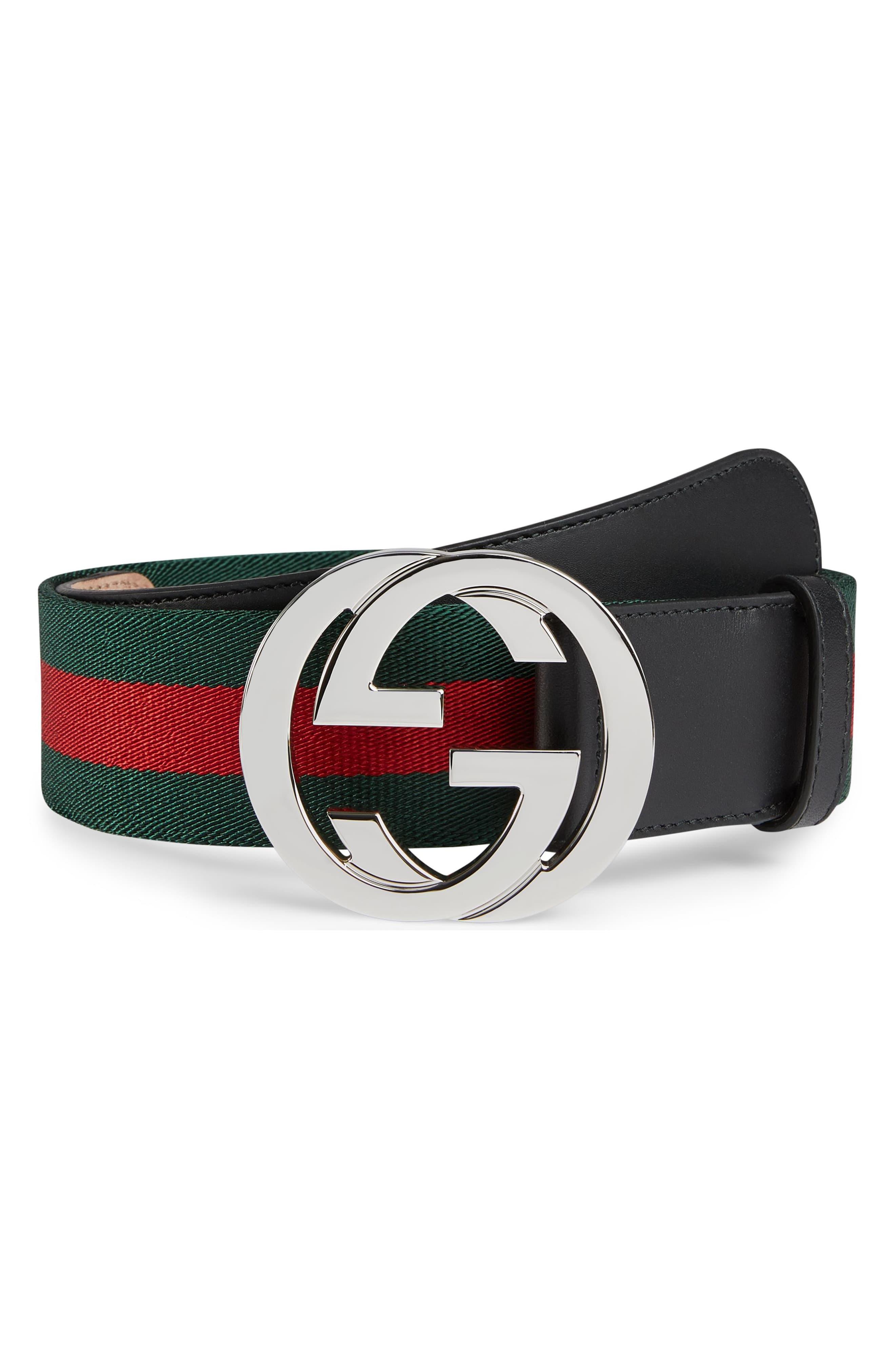 gucci web belt mens