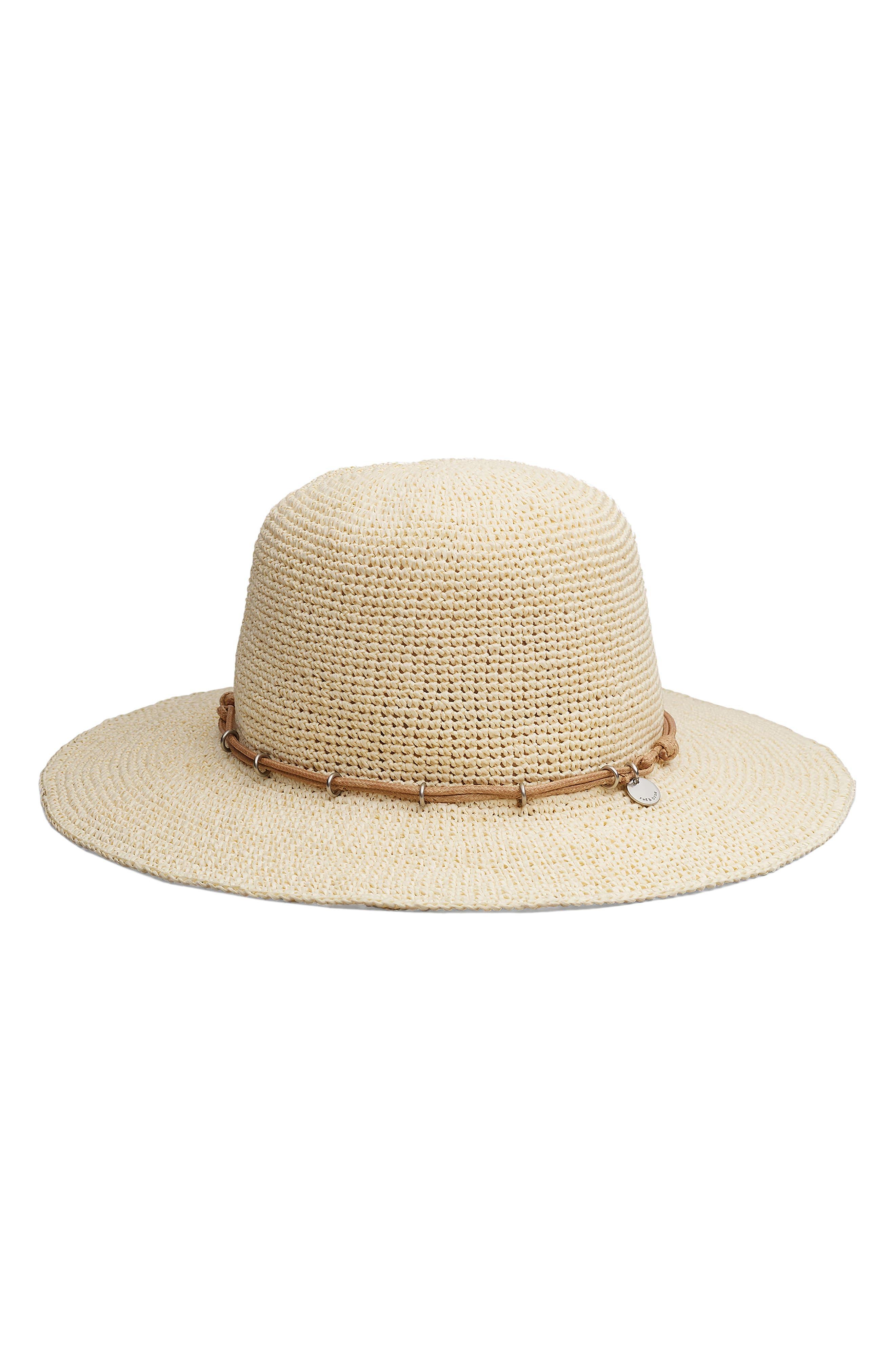 Rag & Bone Cruise Packable Straw Sun Hat in Natural Lyst