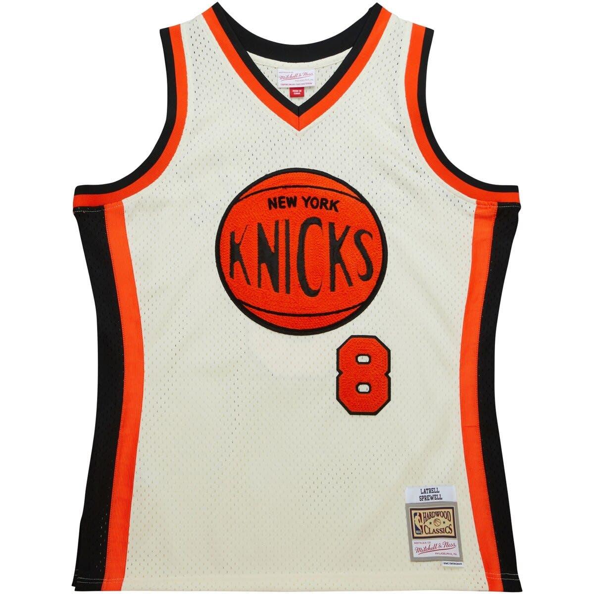 Men's New York Knicks John Starks Mitchell & Ness Blue Hardwood