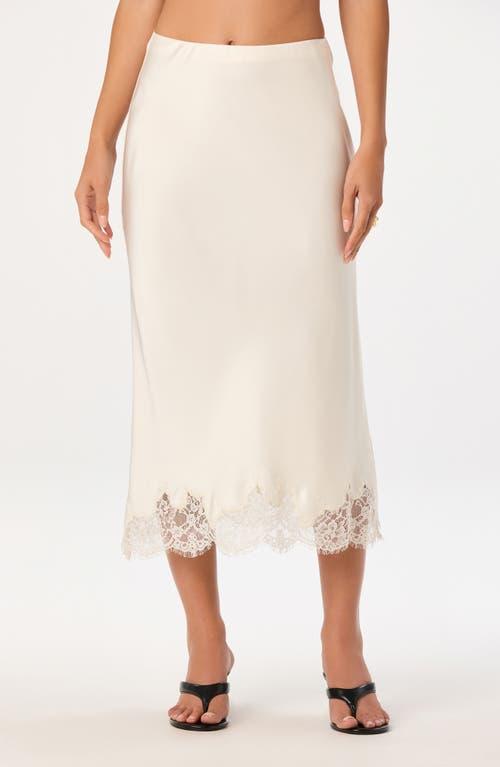 red lace tube dress Orange Smocked Tube Bodice Eyelet Scallop Lace Trim Skirt Midi Dress – SSYS main image 1