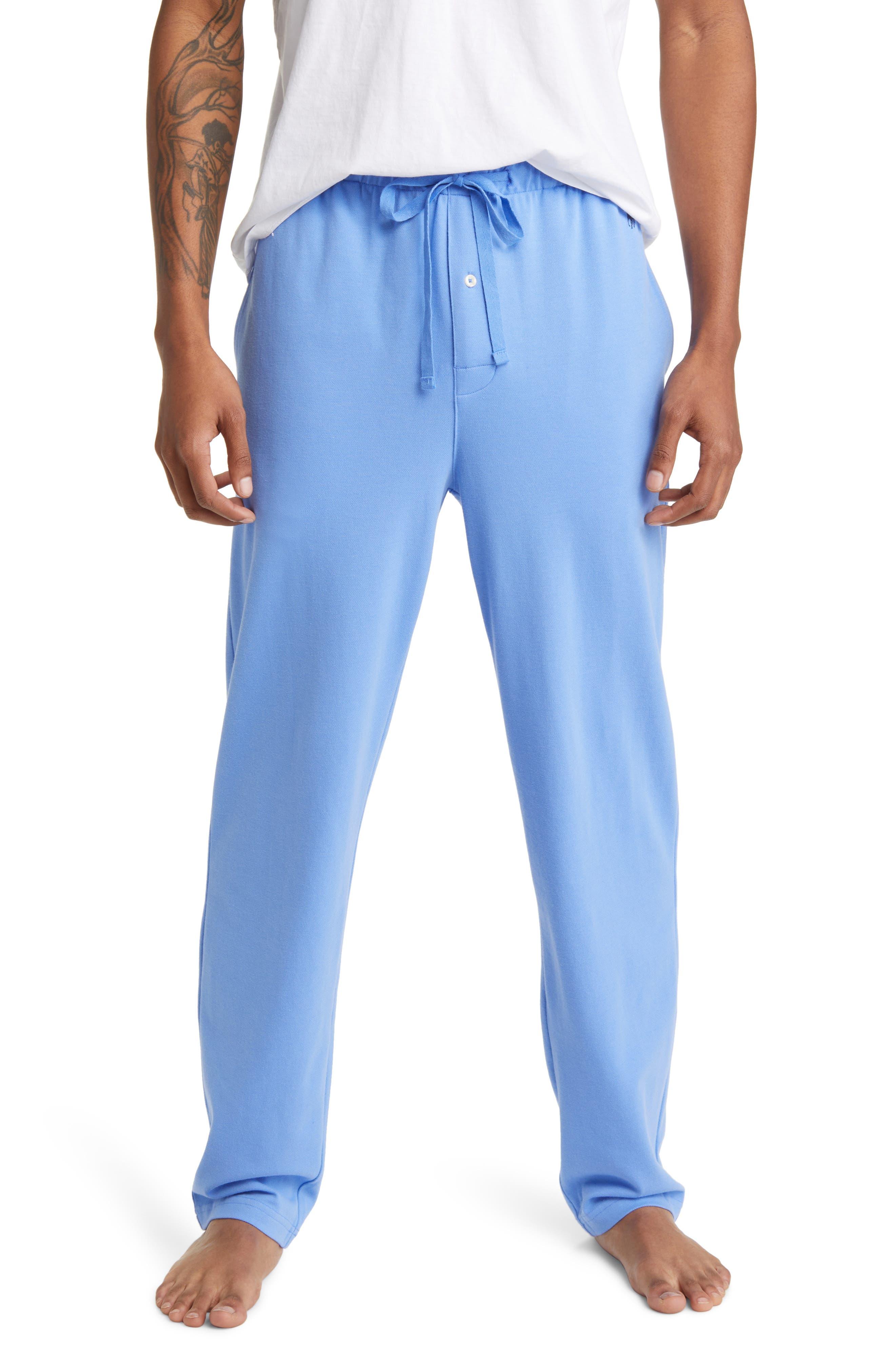 Polo Ralph Lauren Piqué Sleep Pants in Blue for Men | Lyst