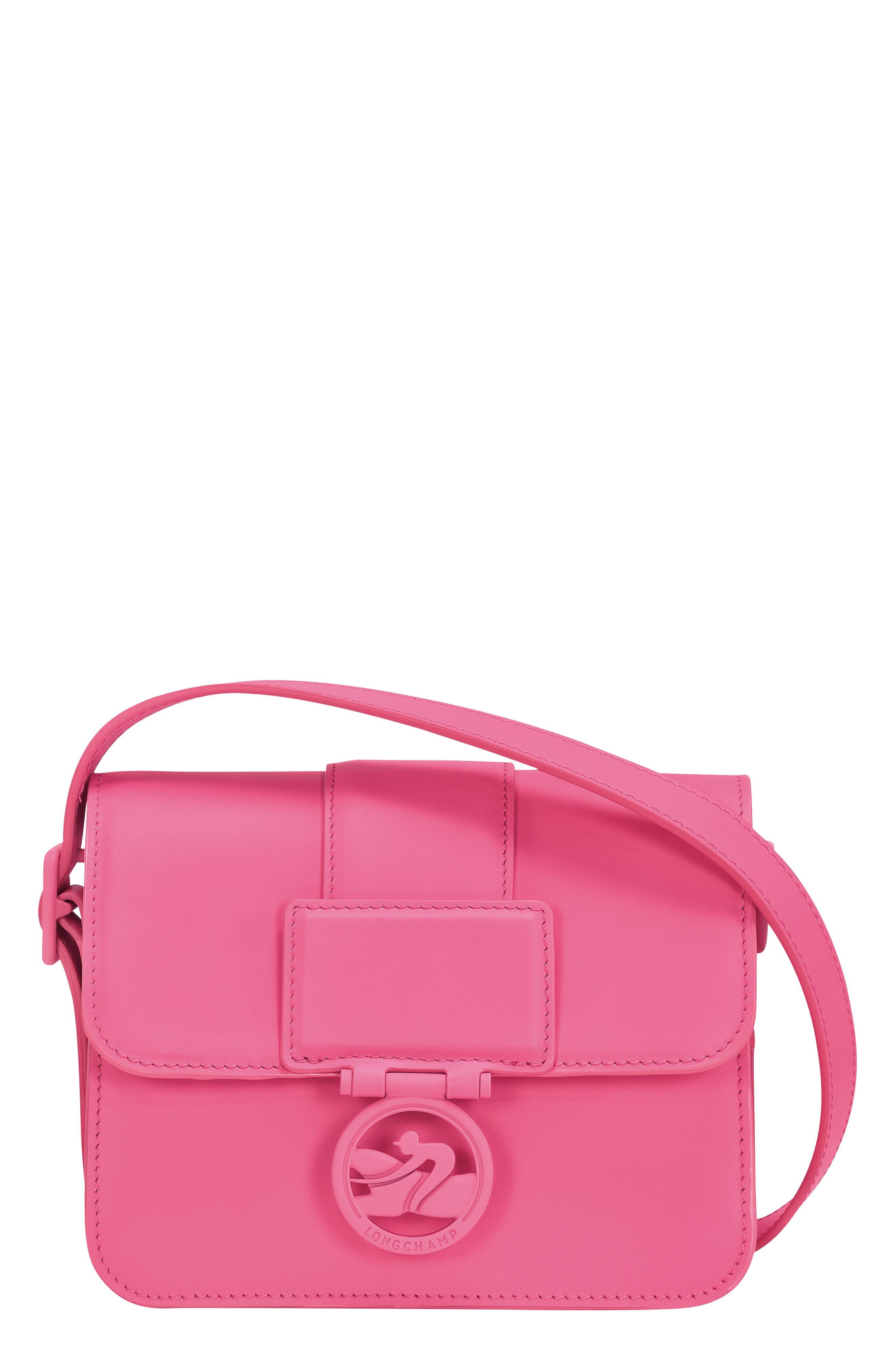Longchamp Small Boxtrot Colors Leather Crossbody Bag in Pink Lyst