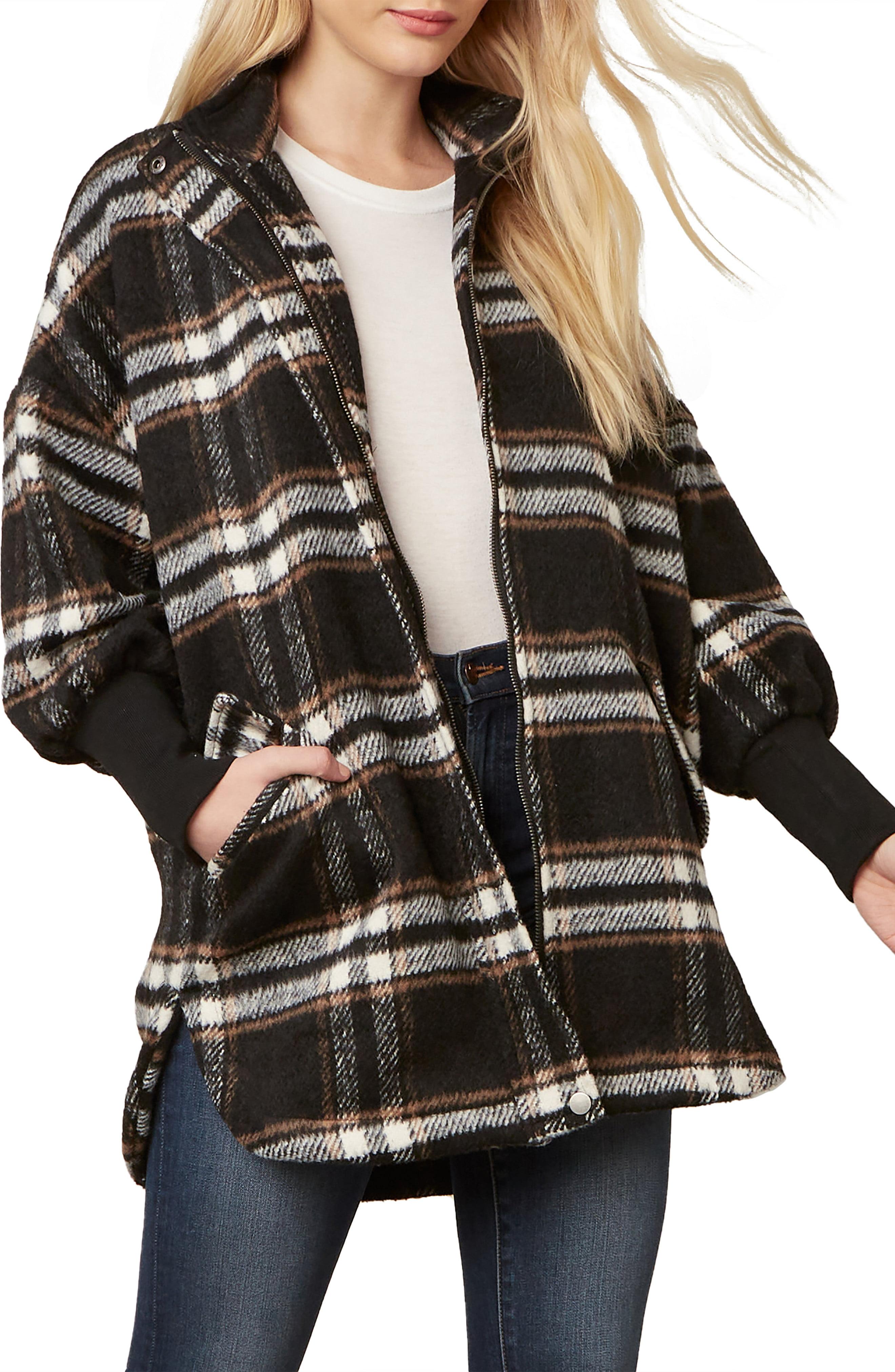 BB Dakota Plaid Times Jacket in Black - Lyst