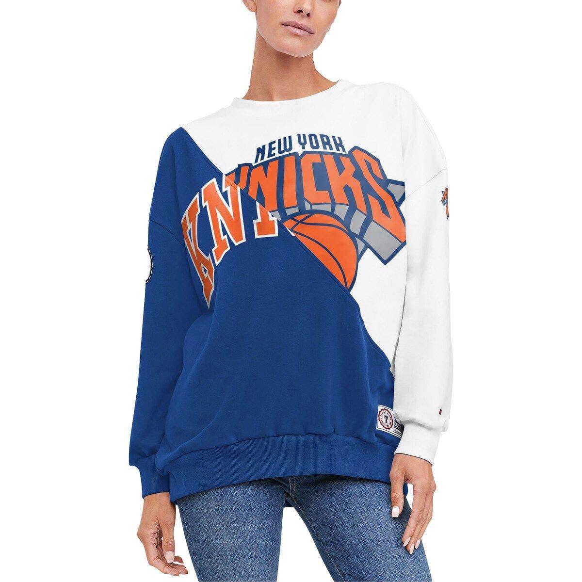 New York Knicks Tommy Jeans Women's Ashley V-Neck T-Shirt - Black