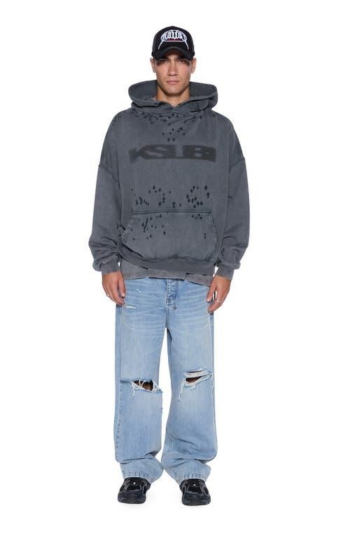 KSUBI Kickstart Ekcess フーディ パーカー Charcoal 送料込み KSUBI Kickstart Ekcess フーディ パーカー Charcoal 送料込み