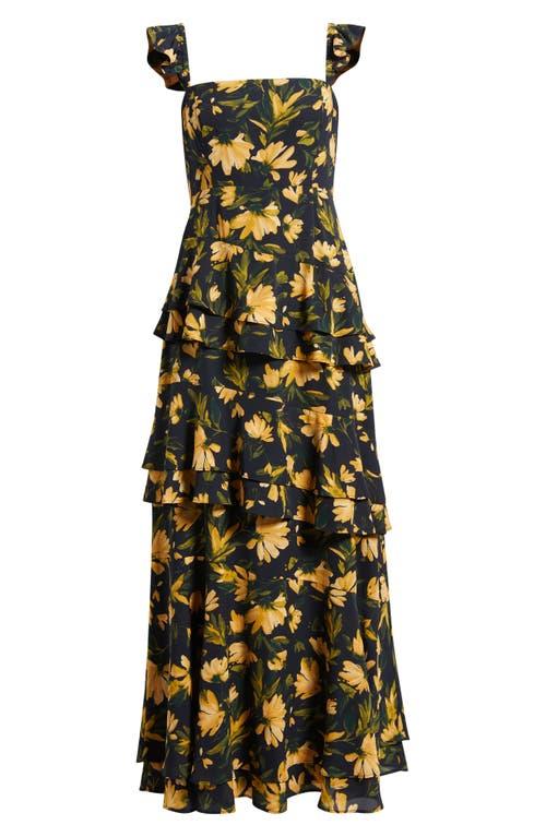 knee length dresses for ladies Princess Polly Women's Chelsea Tiered Maxi Dress - Blue