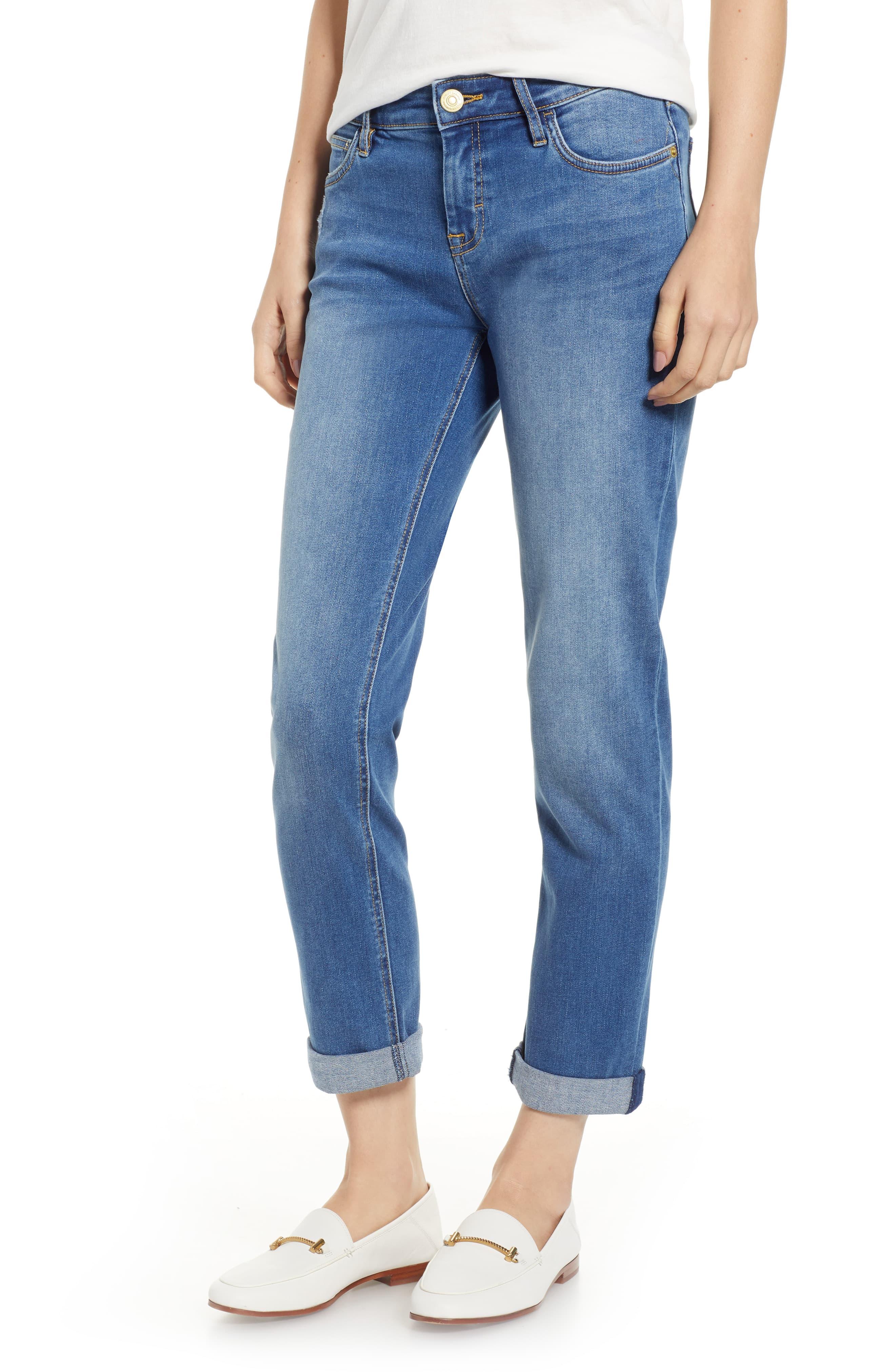 Tommy Bahama Denim Tema Slim Boyfriend Jeans in Dark Indigo Wash (Blue ...