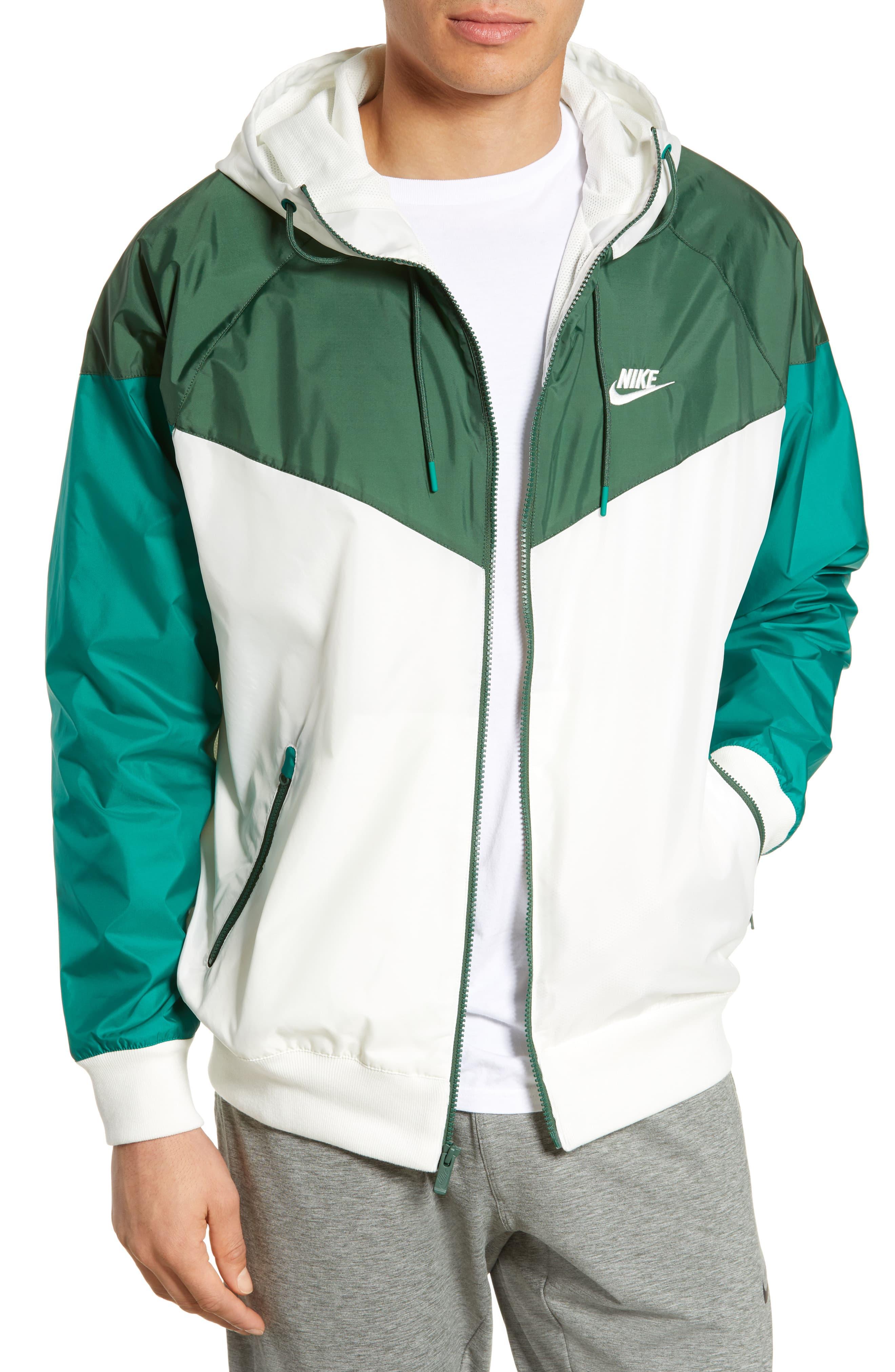 nike sportswear windrunner green