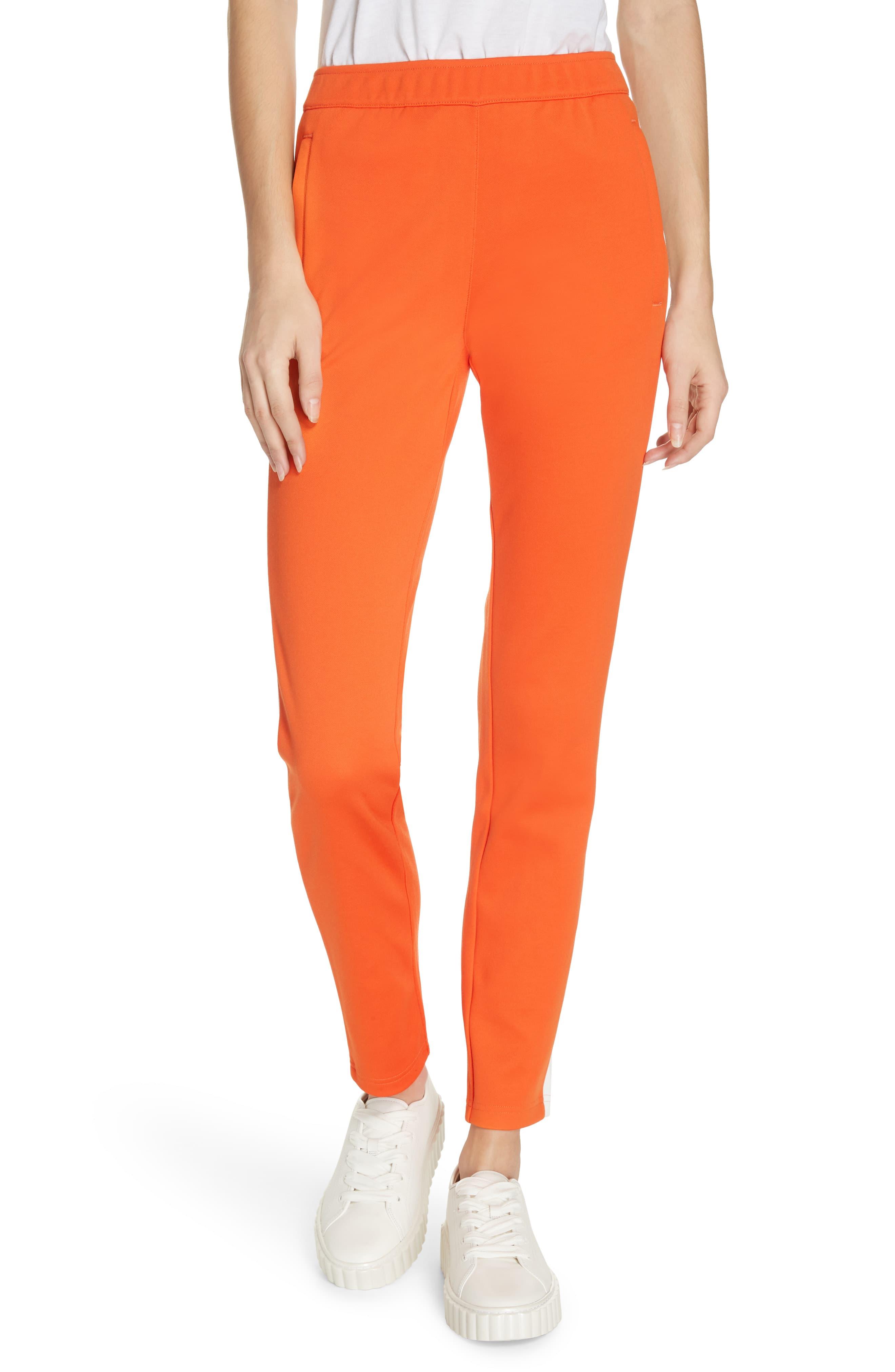 color block track pants womens