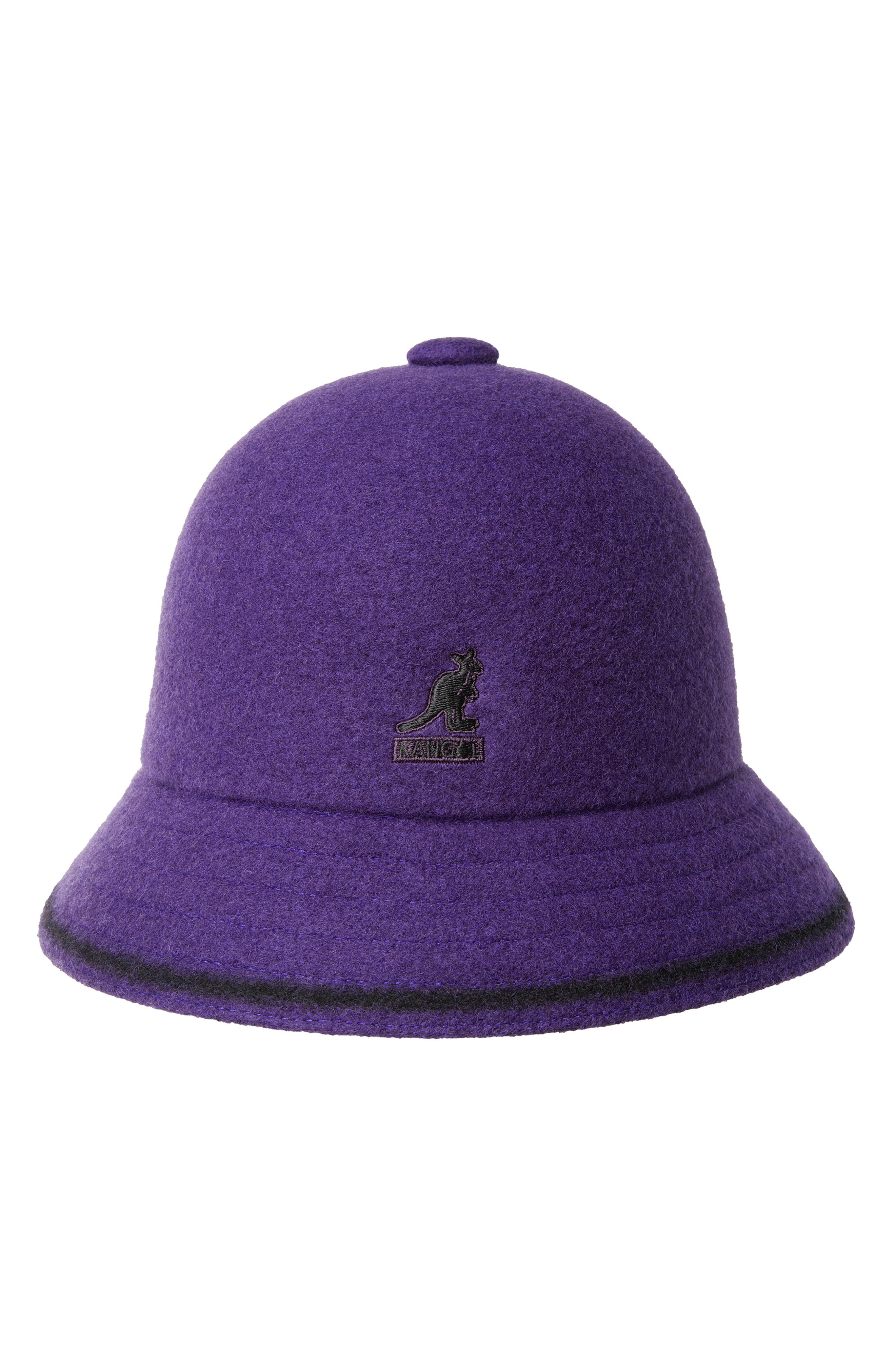 purple cloche hat