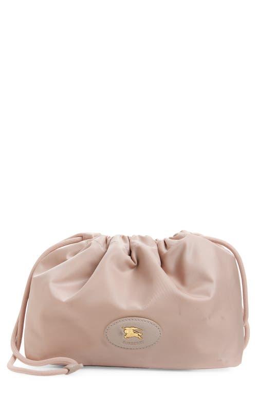 バッグ・カバンその他 Burberry HORSESHOE REVERSIBLE POCHETTE WITH COULISSE Burberry Horseshoe Reversible Drawstring Pouch in Pink | Lyst