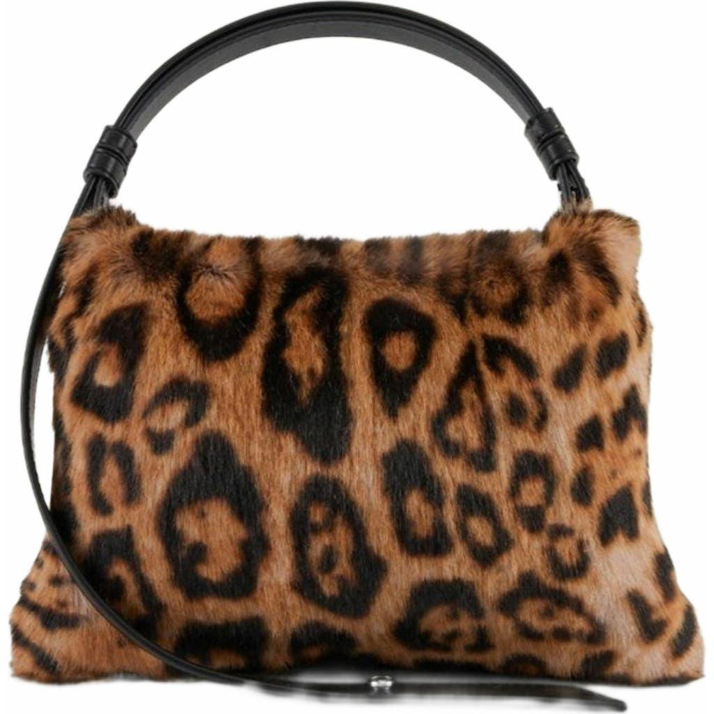 Simon Miller Cheetah Faux Fur Mini Puffin in Brown | Lyst