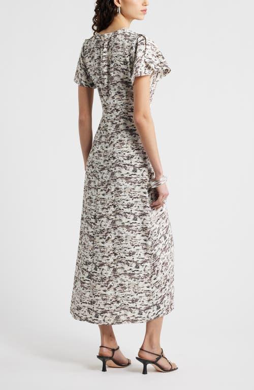 Nordstrom Split Sleeve Side Smocked Midi Dress | Lyst Nordstrom Split Sleeve Side Smocked Midi Dress | Lyst