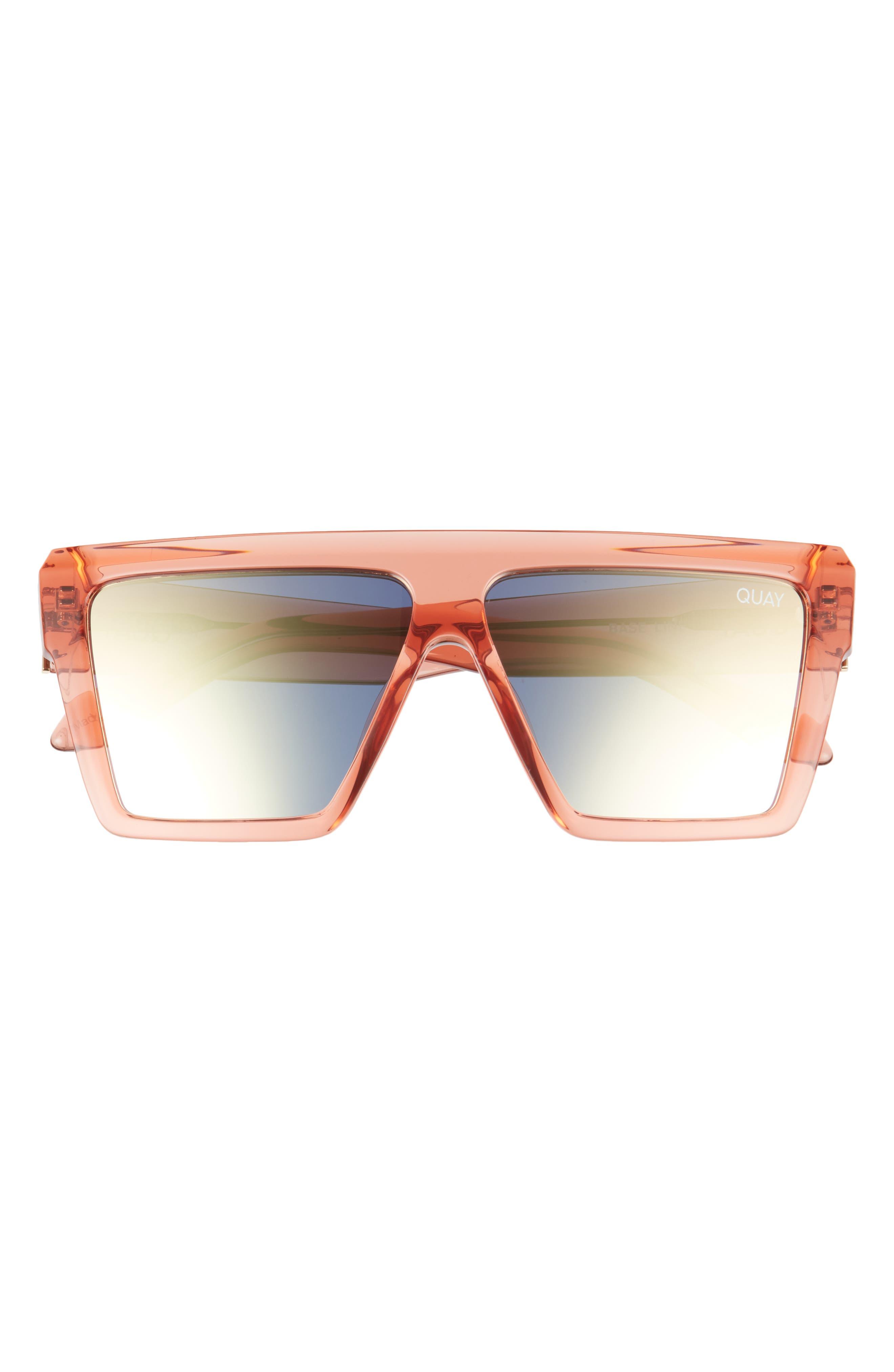 Quay X Love Island Baseline 46mm Shield Sunglasses in Pink Lyst