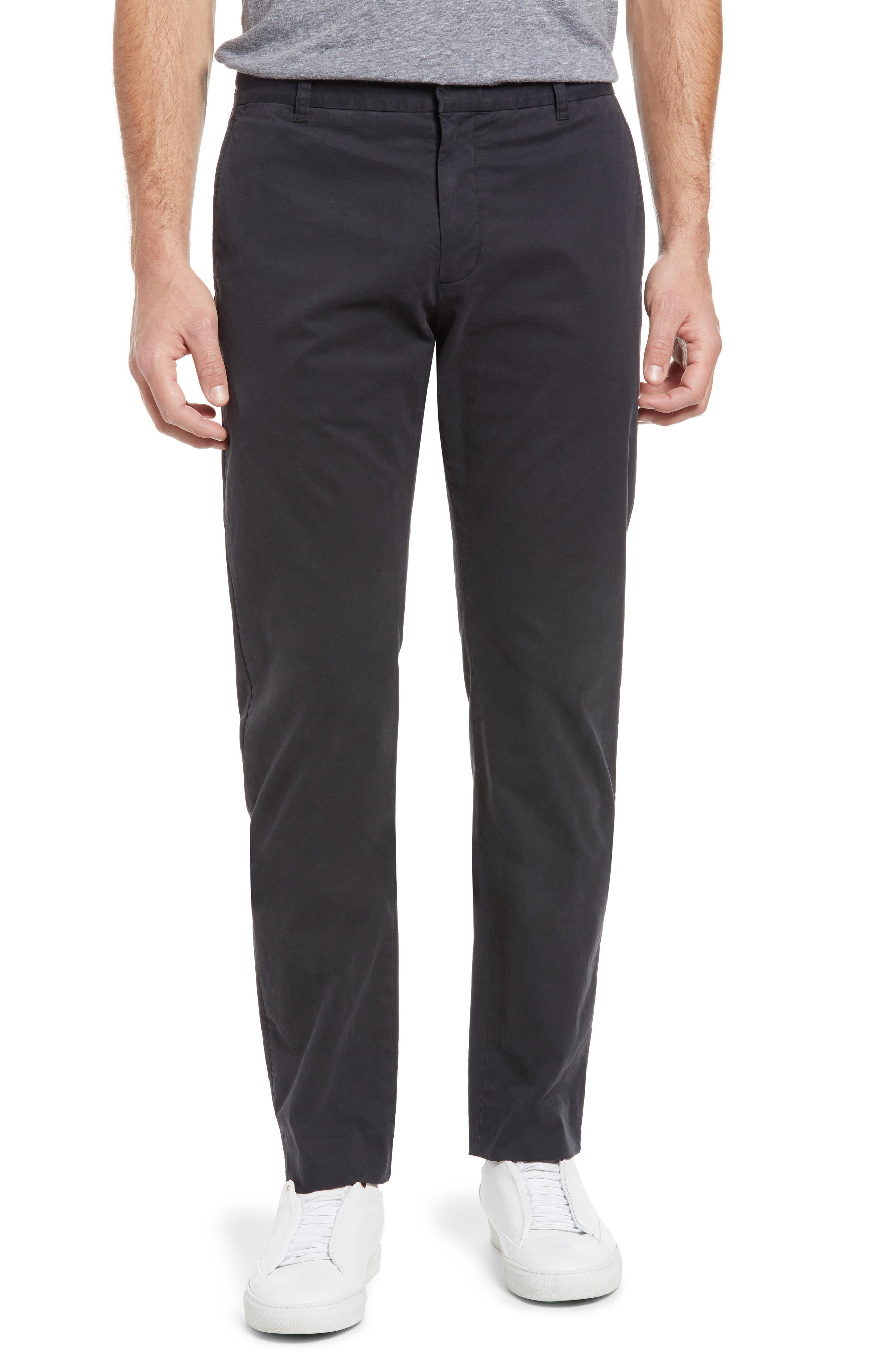 Vince Cotton Griffith Lightweight Chinos in Black for Men Lyst