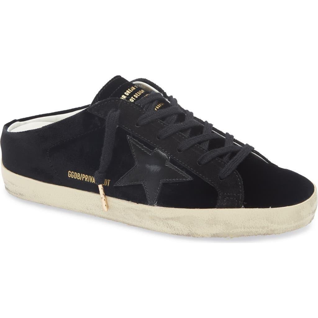 Golden Goose Super-Star Sabot Mule Sneaker in Blue | Lyst