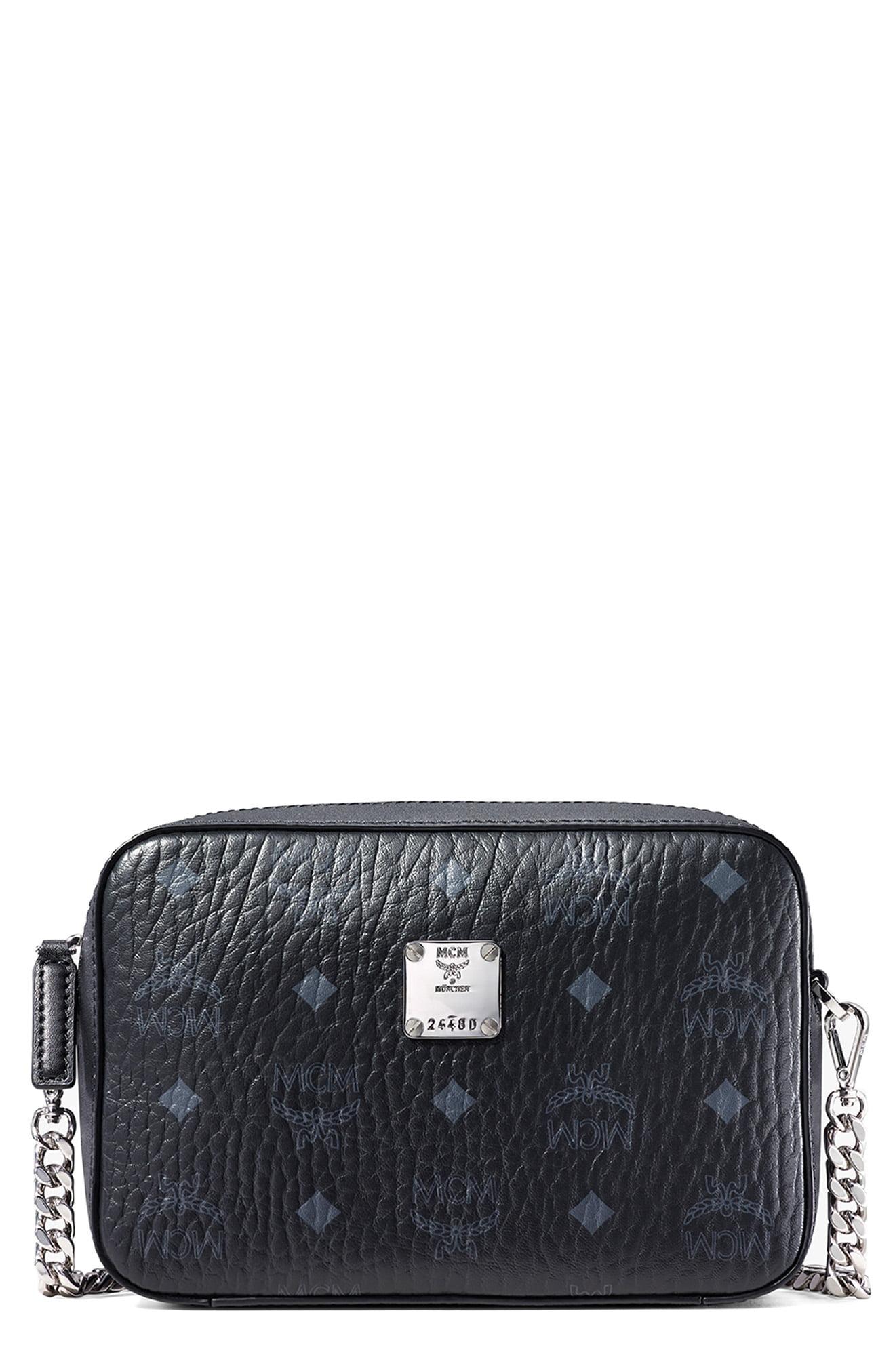MCM Visetos Original Crossbody Bag in Black Lyst