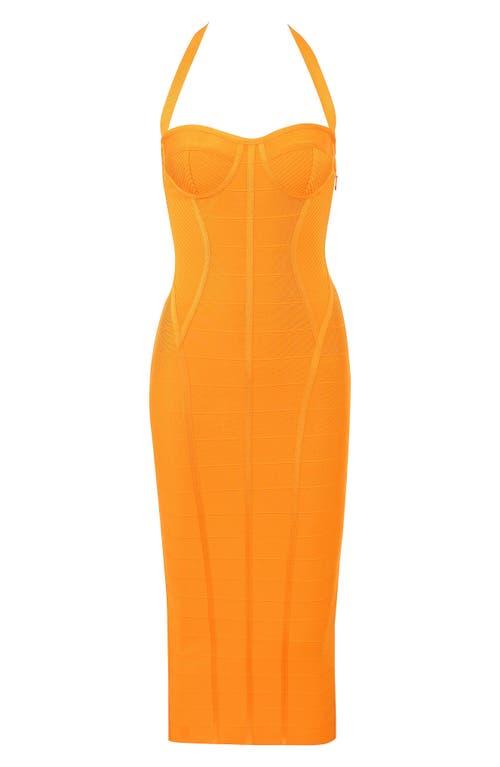 fitted lace wedding dress Rent or Hire Designer Dresses | House of CB Pixie Flame Orange Ruffle Maxi  Dress