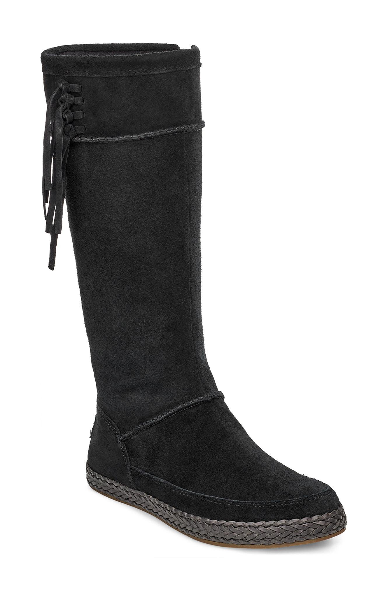 ugg black emmett boot mid boots