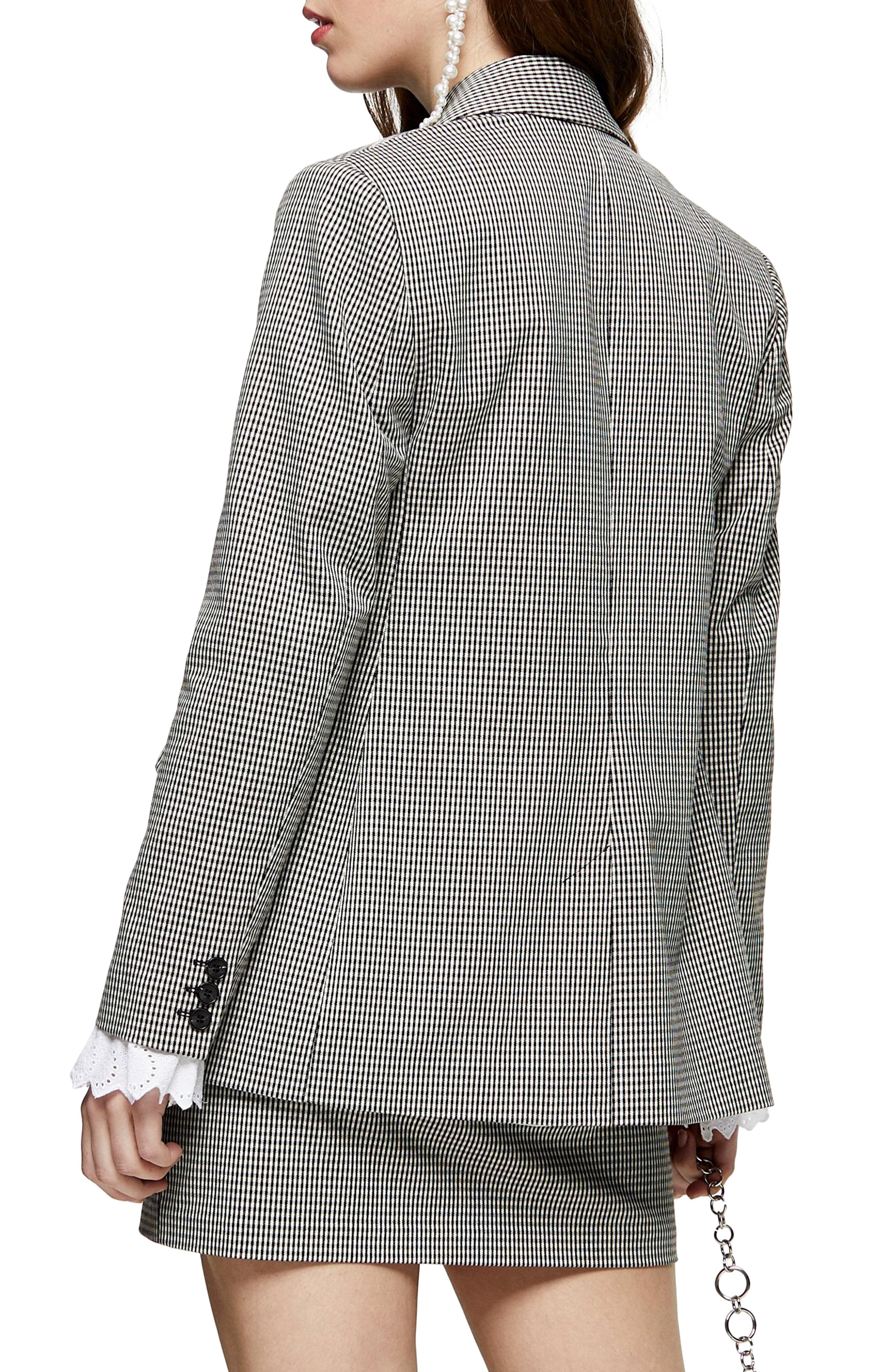 Topshop houndstooth blazer Clearance