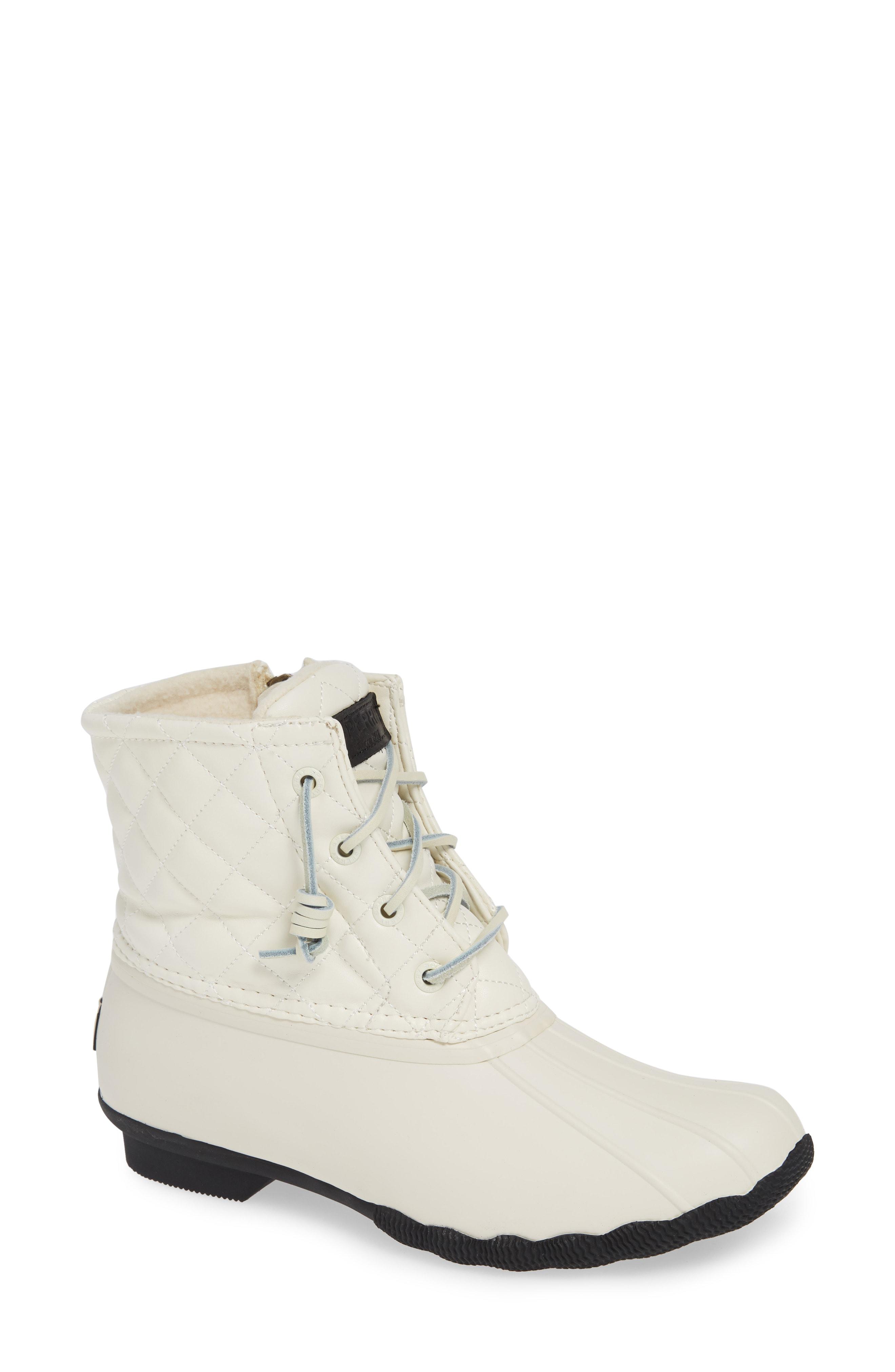 quilted luxe saltwater waterproof bootie