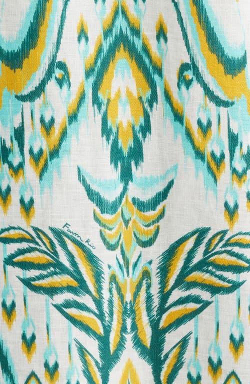 FARM Rio Tropical Tapestry Halter Linen Maxi Sundress in Green | Lyst FARM Rio Tropical Tapestry Halter Linen Maxi Sundress in Green | Lyst