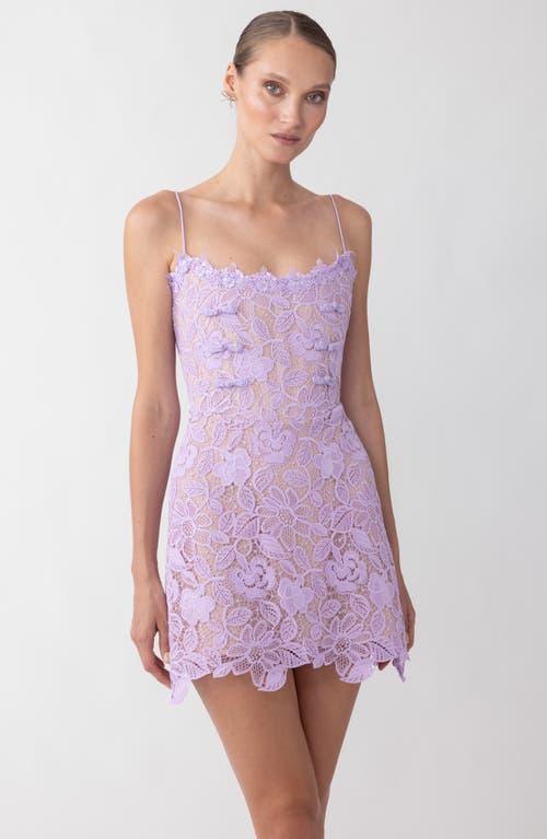 SAU LEE Rory Lace Cocktail Dress in Purple | Lyst SAU LEE Rory Lace Cocktail Dress in Purple | Lyst