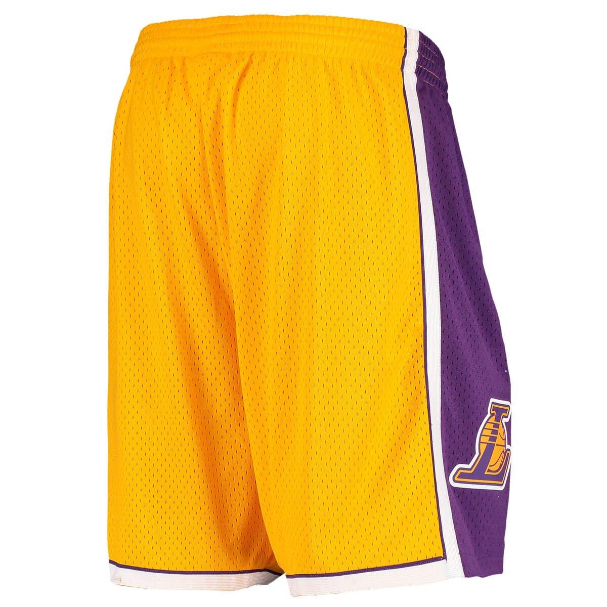 Mitchell & Ness Los Angeles Lakers Hardwood Classics Primary Logo Swingman  Shorts At Nordstrom in Yellow for Men