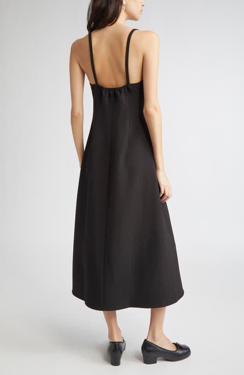 【関税込み】Sandy Liang ブラック Pilton ミディアムドレス PILTON DRESS IN BLACK – SANDY LIANG
