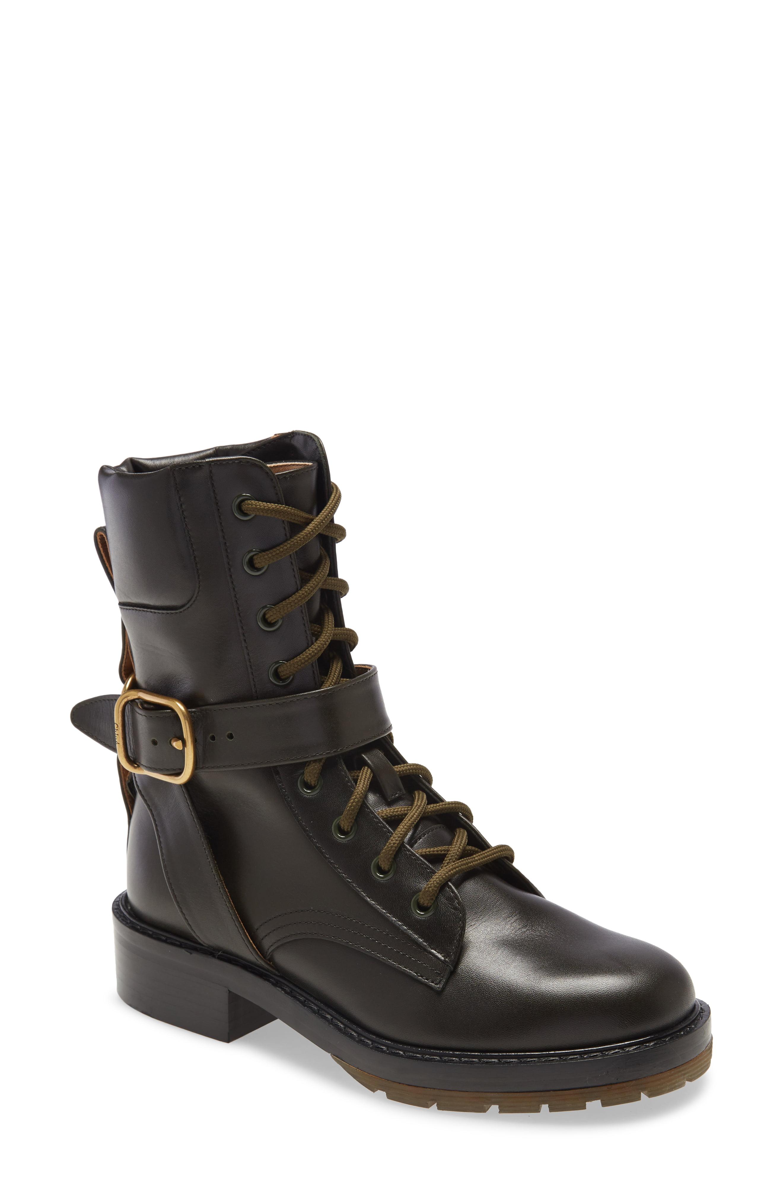 chloe biker boots