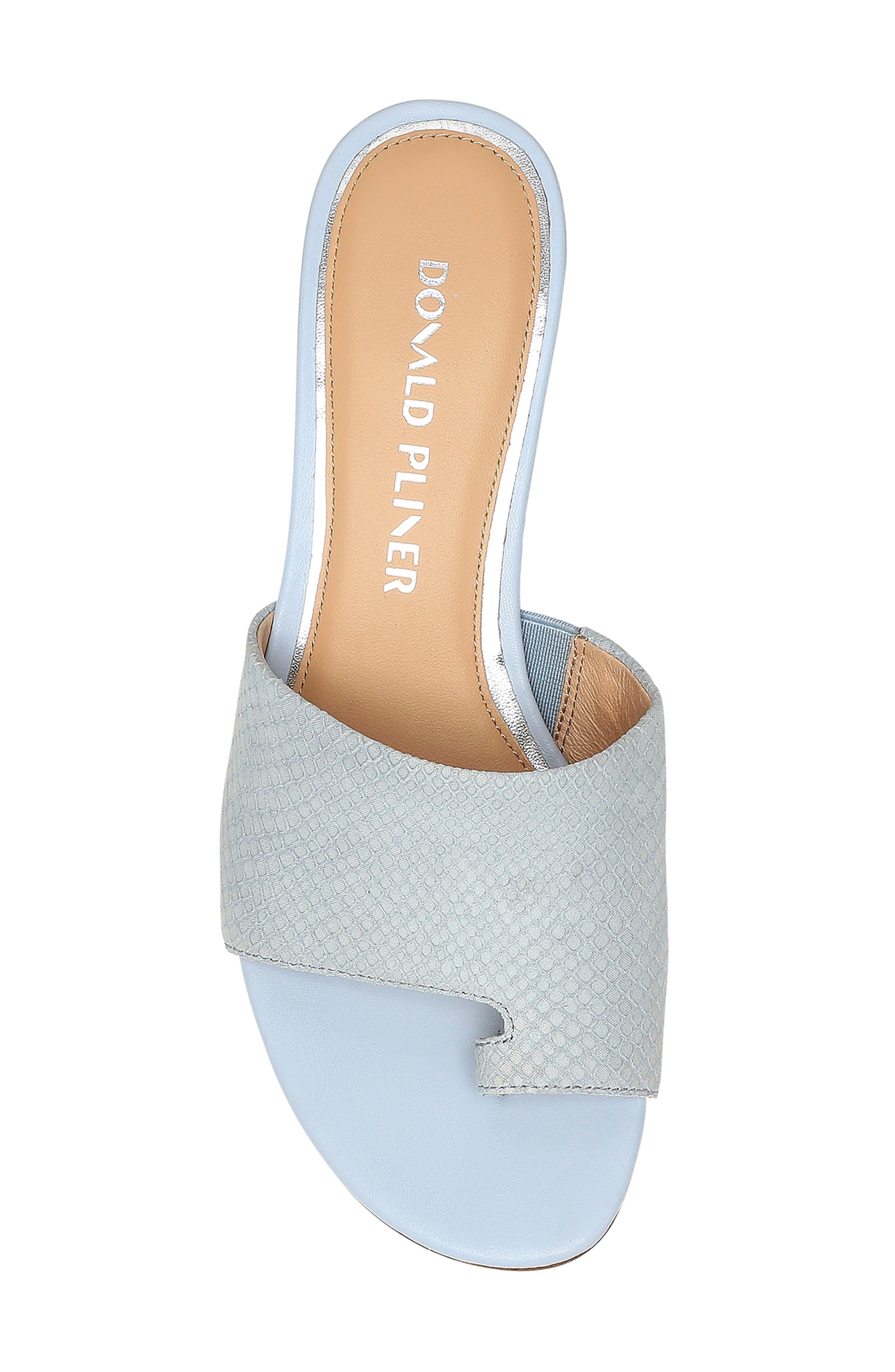 Donald J Pliner Melros Slide Sandal in White | Lyst
