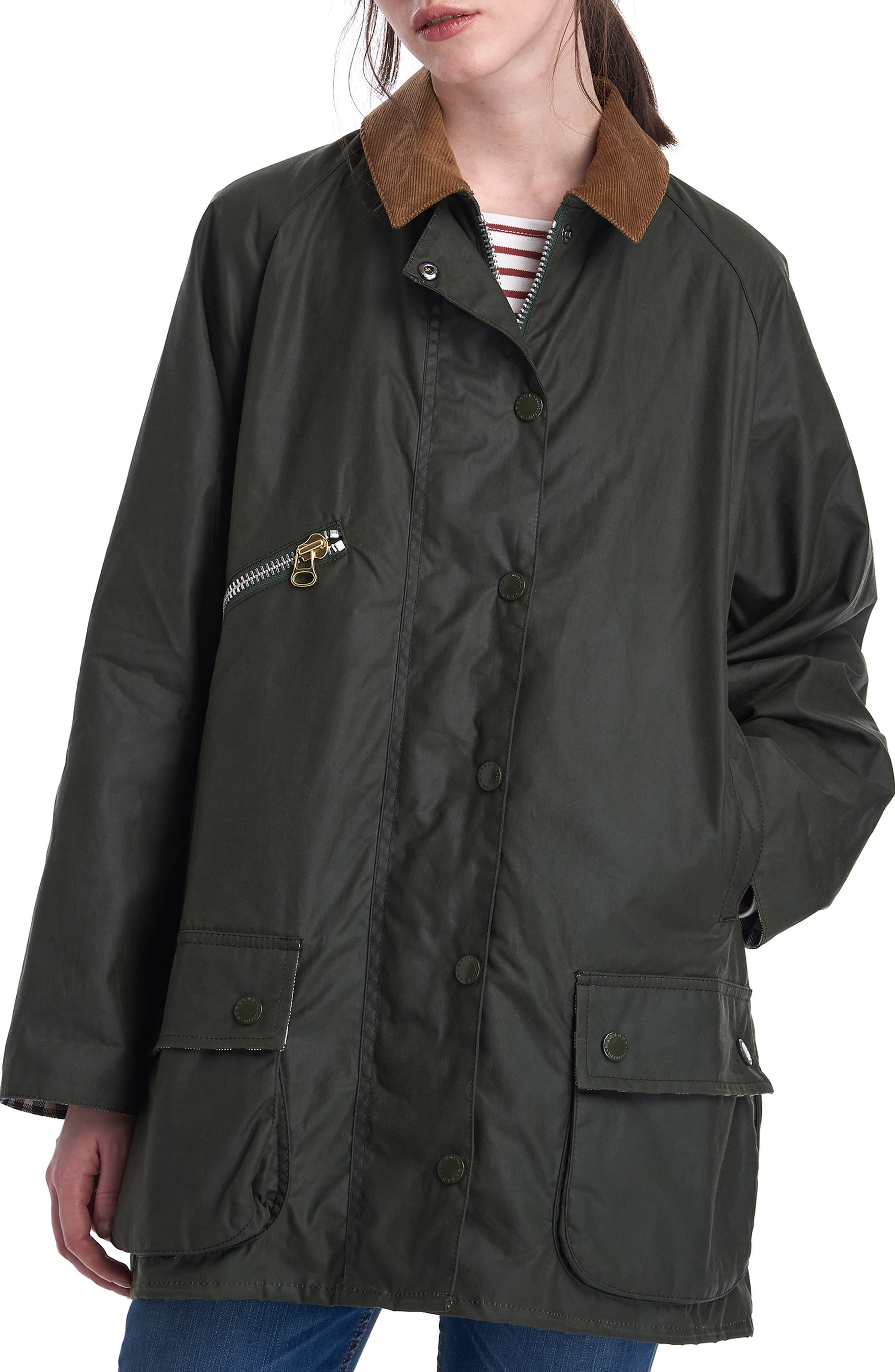 Barbour X Alexachung Edith Weatherproof Waxed Cotton Jacket in Black Lyst