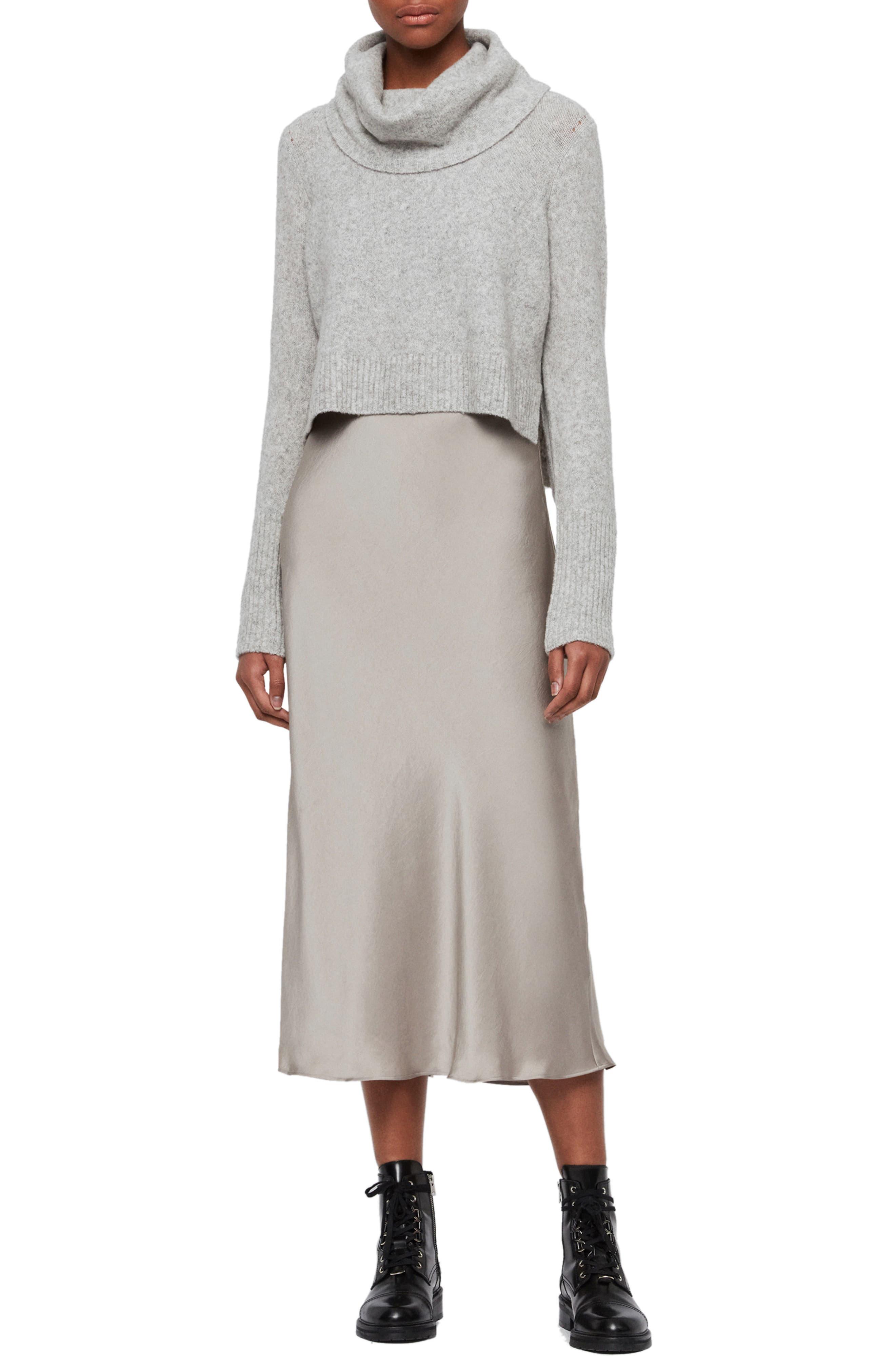 all saints slip dress