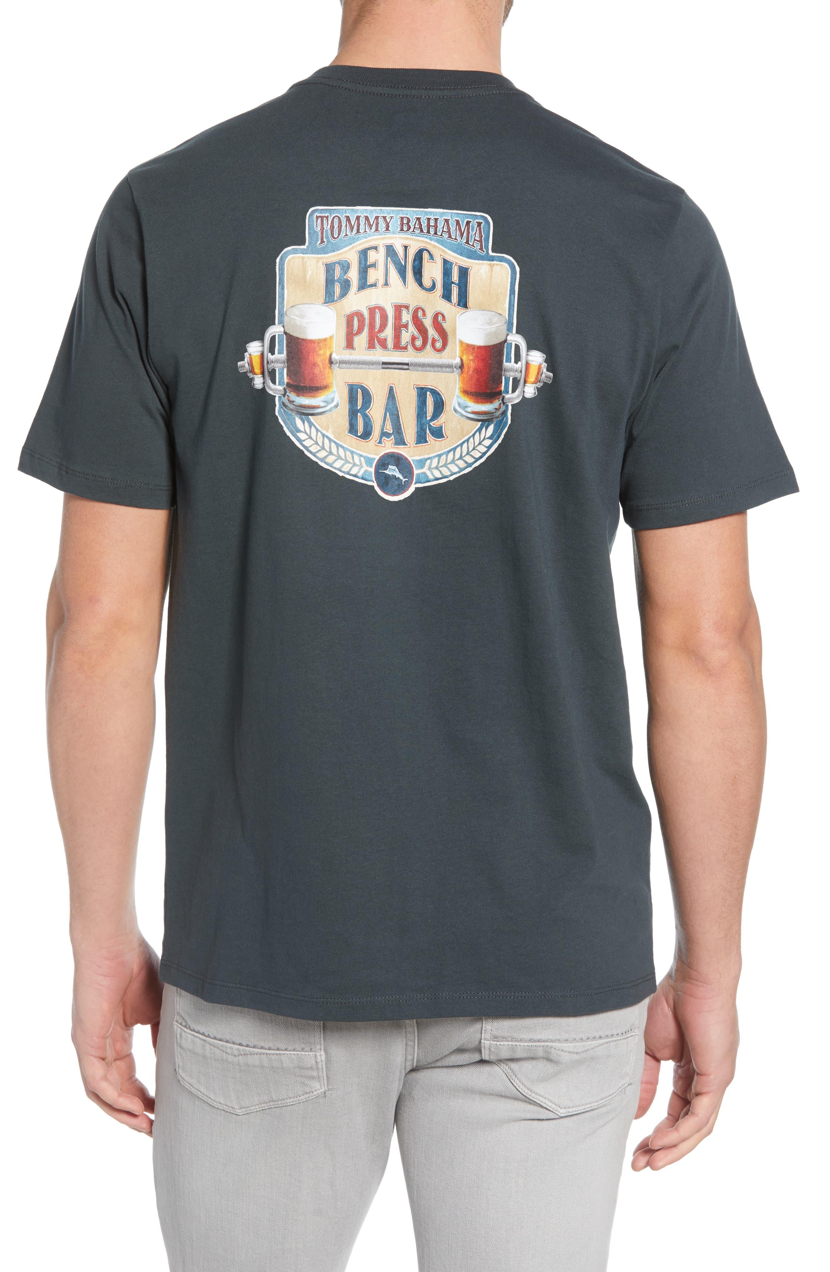 Tommy Bahama Bench Press Bar T Shirt In Gray For Men Lyst