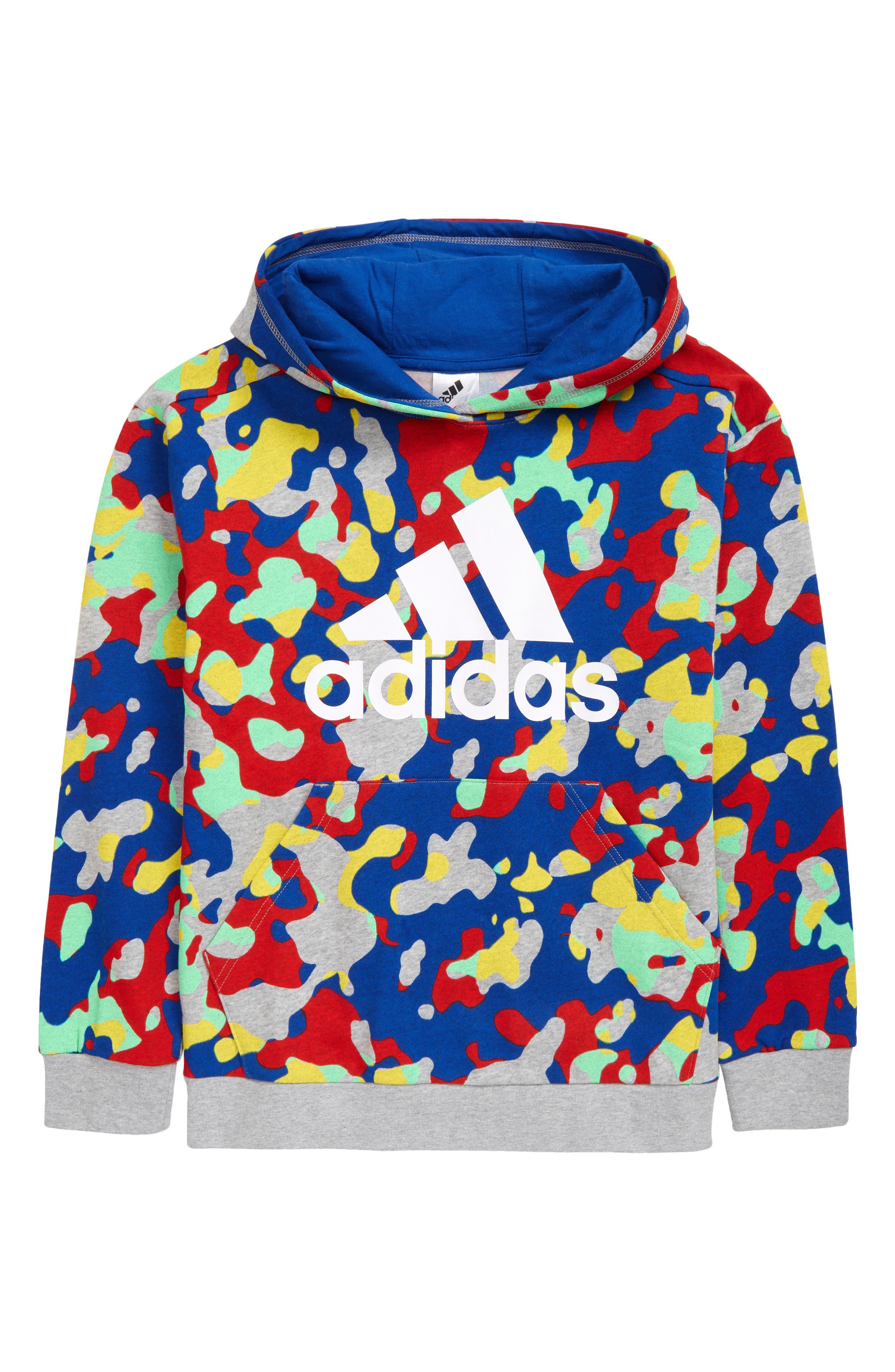 adidas Kids' Core Camo Hoodie in Blue for Men | Lyst