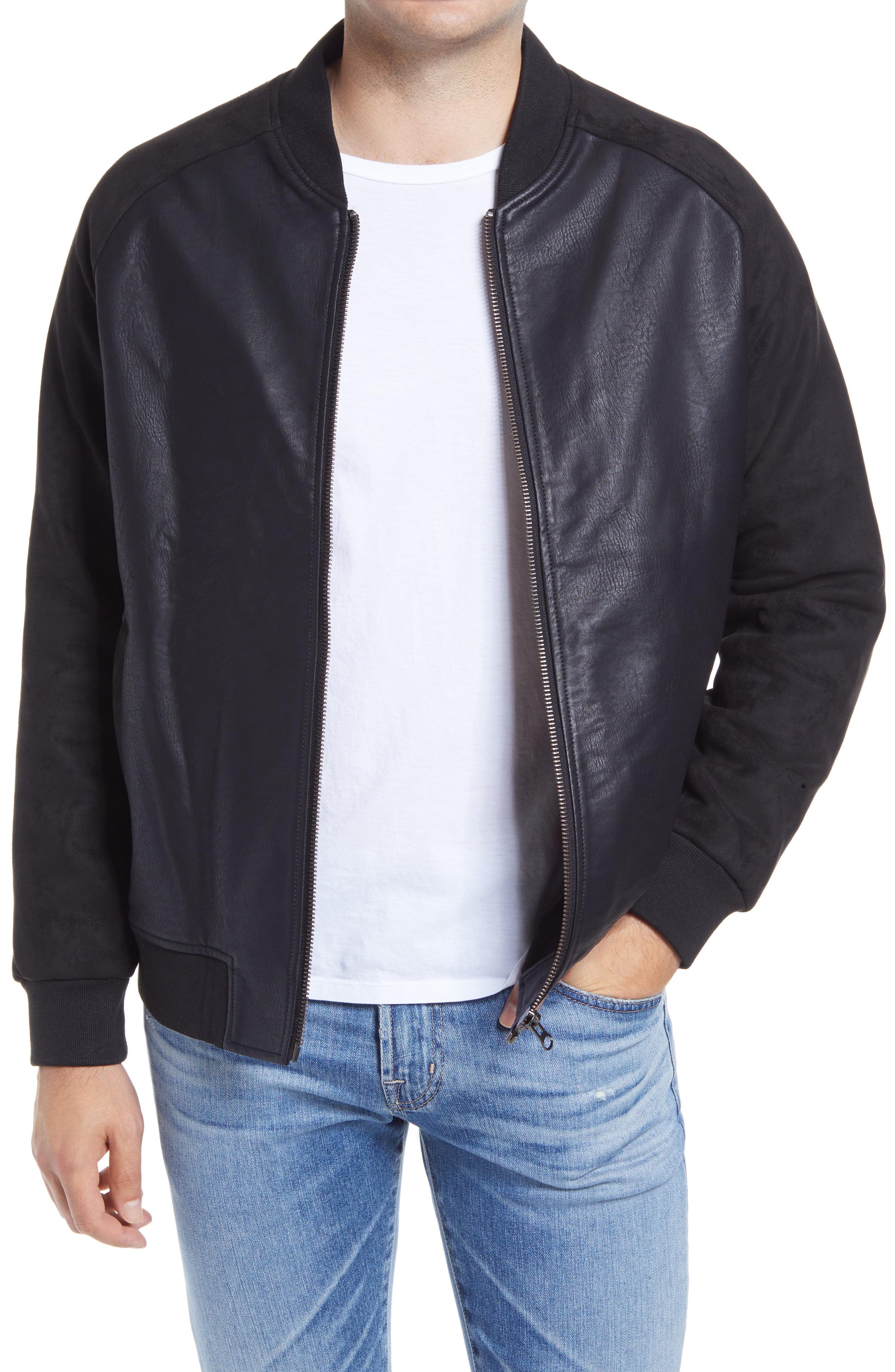 Blank NYC Egoist Faux Leather Jacket in Black for Men Lyst