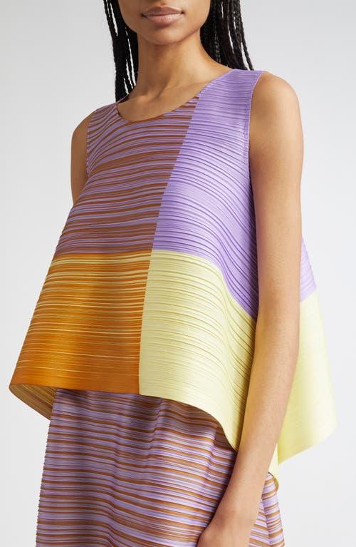 Pleats Please Issey Miyake Photon Bounce Top in Pink | Lyst