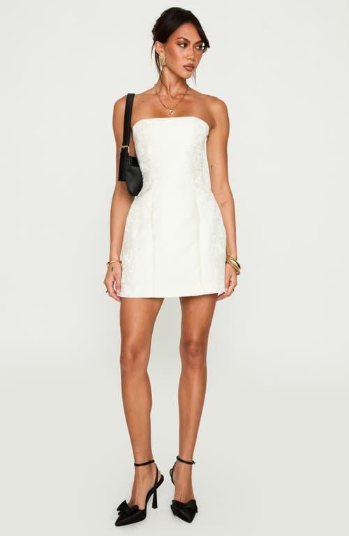 strapless open back dress Zuba Mini Dress Leopard main image 1