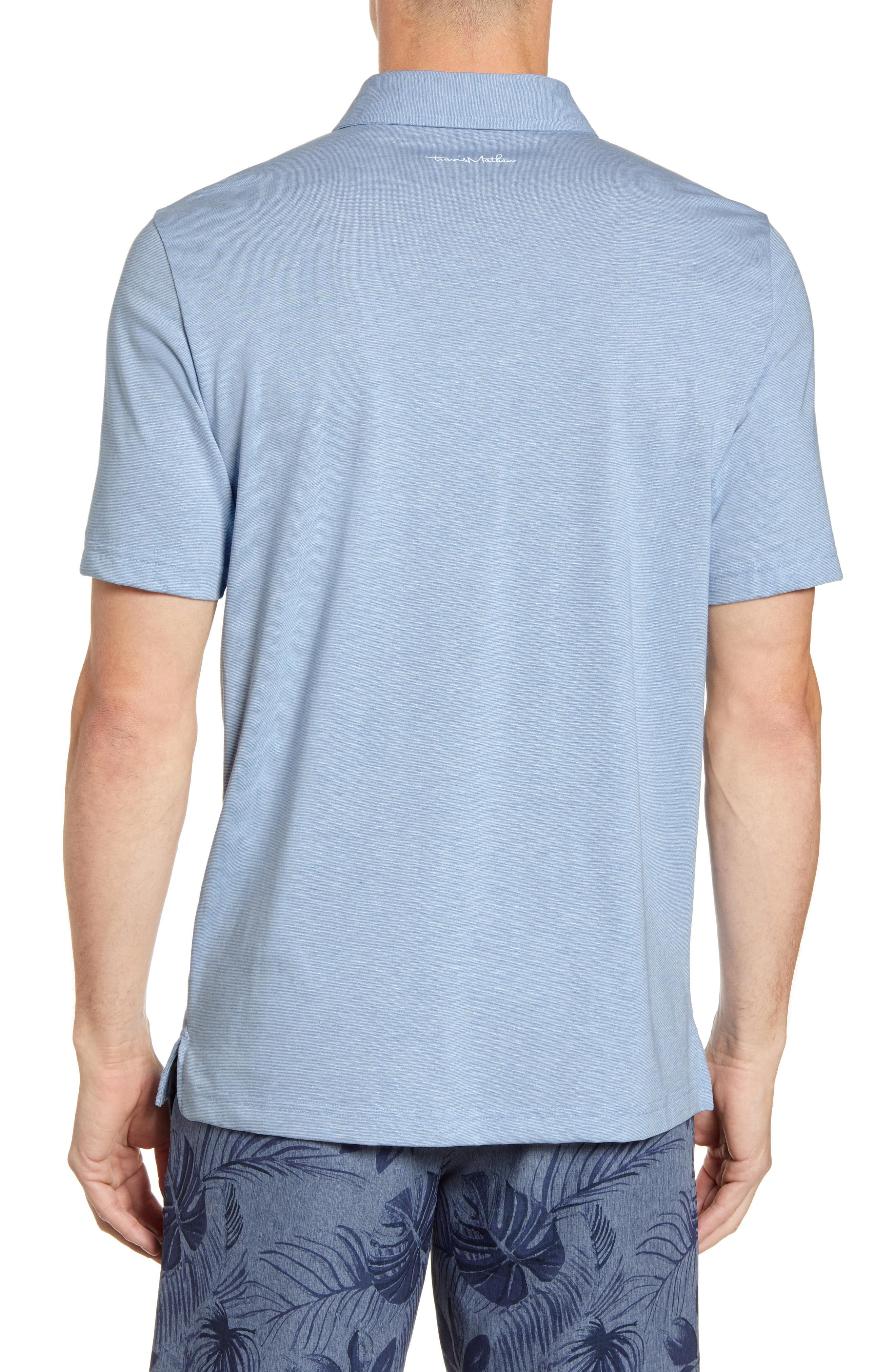 Travis Mathew The Zinna Regular Fit Performance Polo in Heather Light Blue (Blue) for Men - Lyst