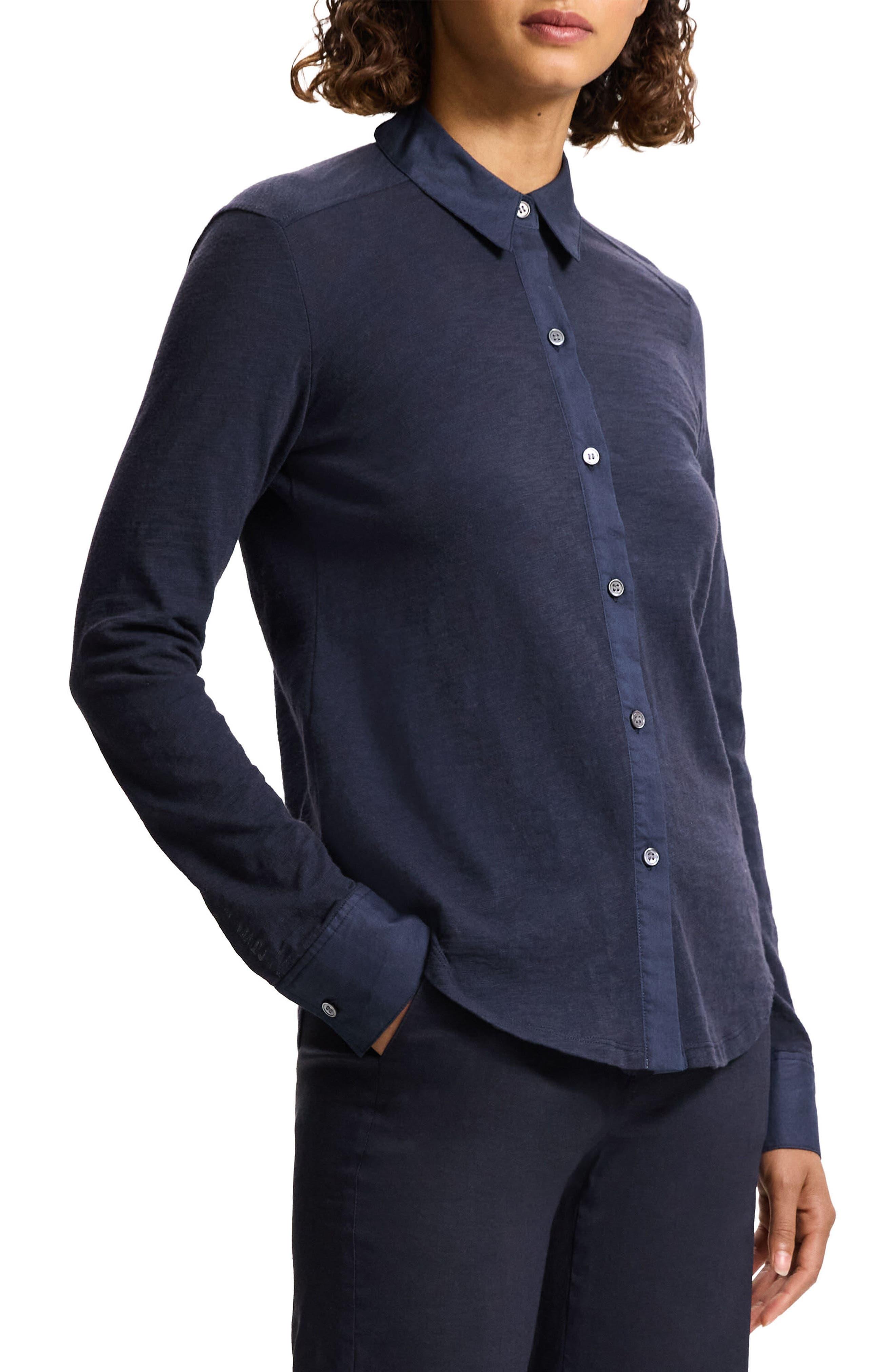 【SATIIIZ】Rubin Pigment Button T-Shirt Kir Pigment Short Sleeve Shirt - satiiiz