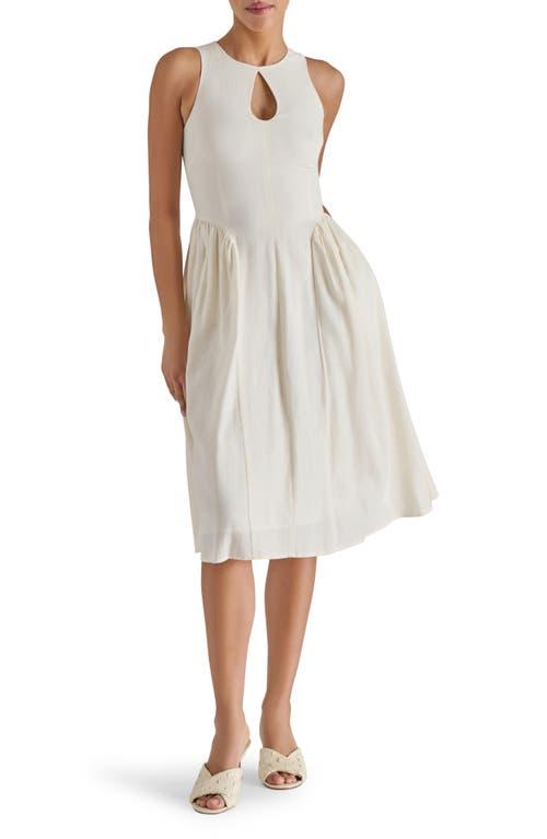 chinese dress ladies Minerva Lace-Up Bubble Hem Corset Micro Mini Dress in White main image 0