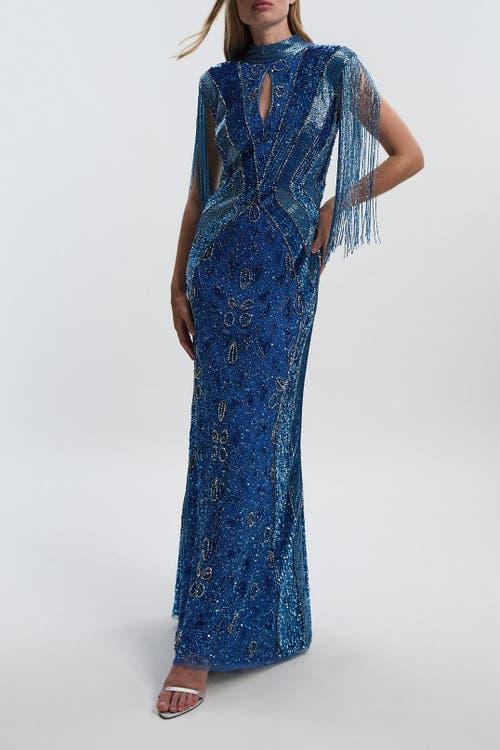 slim fit dress slacks Karen Millen Size 14 Shimmery A-Line Dress With Faux Leather Trim – Want  that Dress main image 1